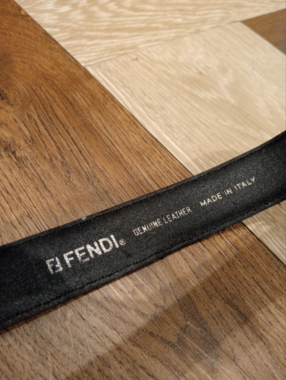 Fendi FENDI RED TEXTURED LEATHER & LEOPARD BELT Size ONE SIZE - 6 Thumbnail