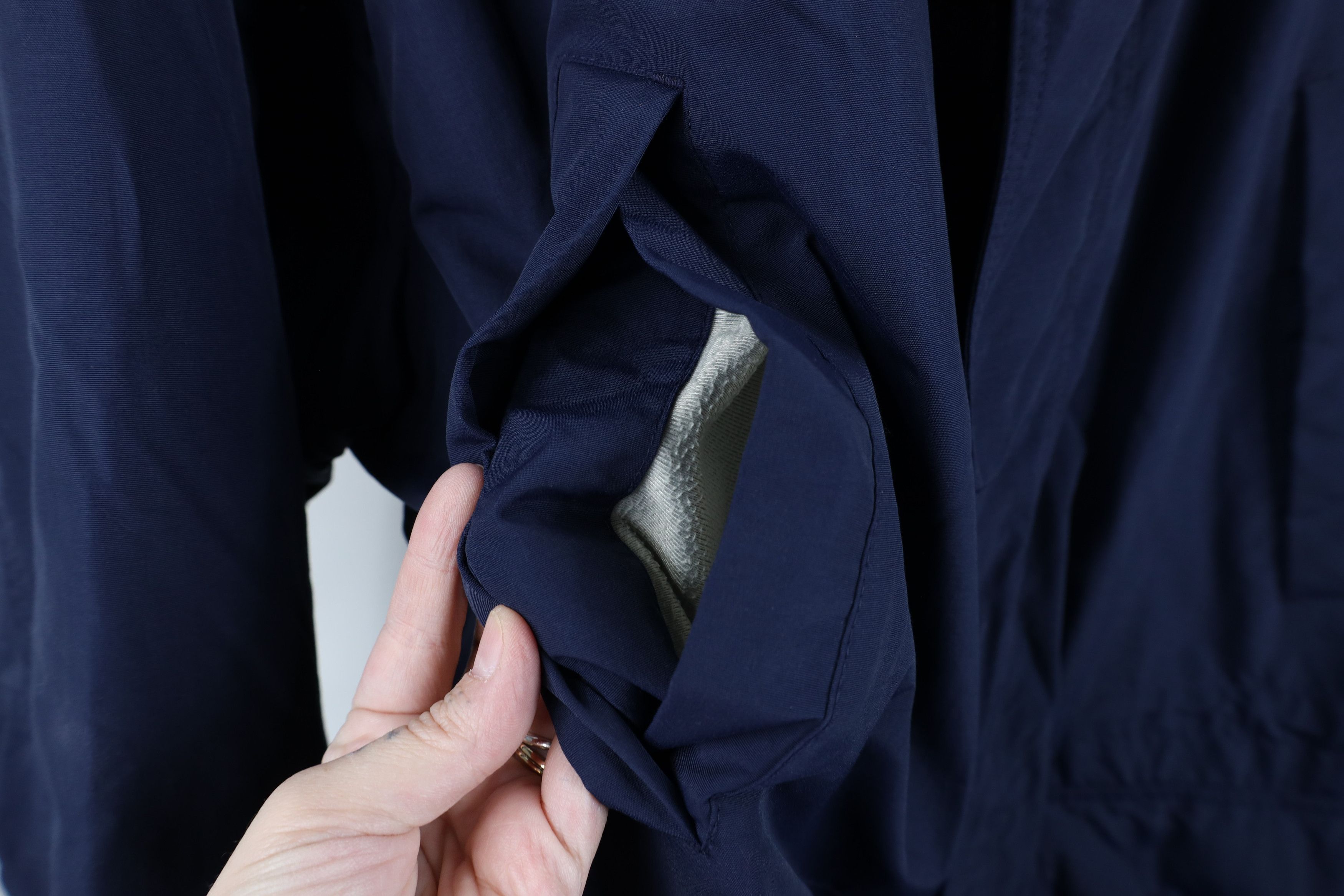Lands' End Vintage 90s Lands End Fleece Lined Hooded Parka Jacket Blue Size US XXL / EU 58 / 5 - 6 Thumbnail