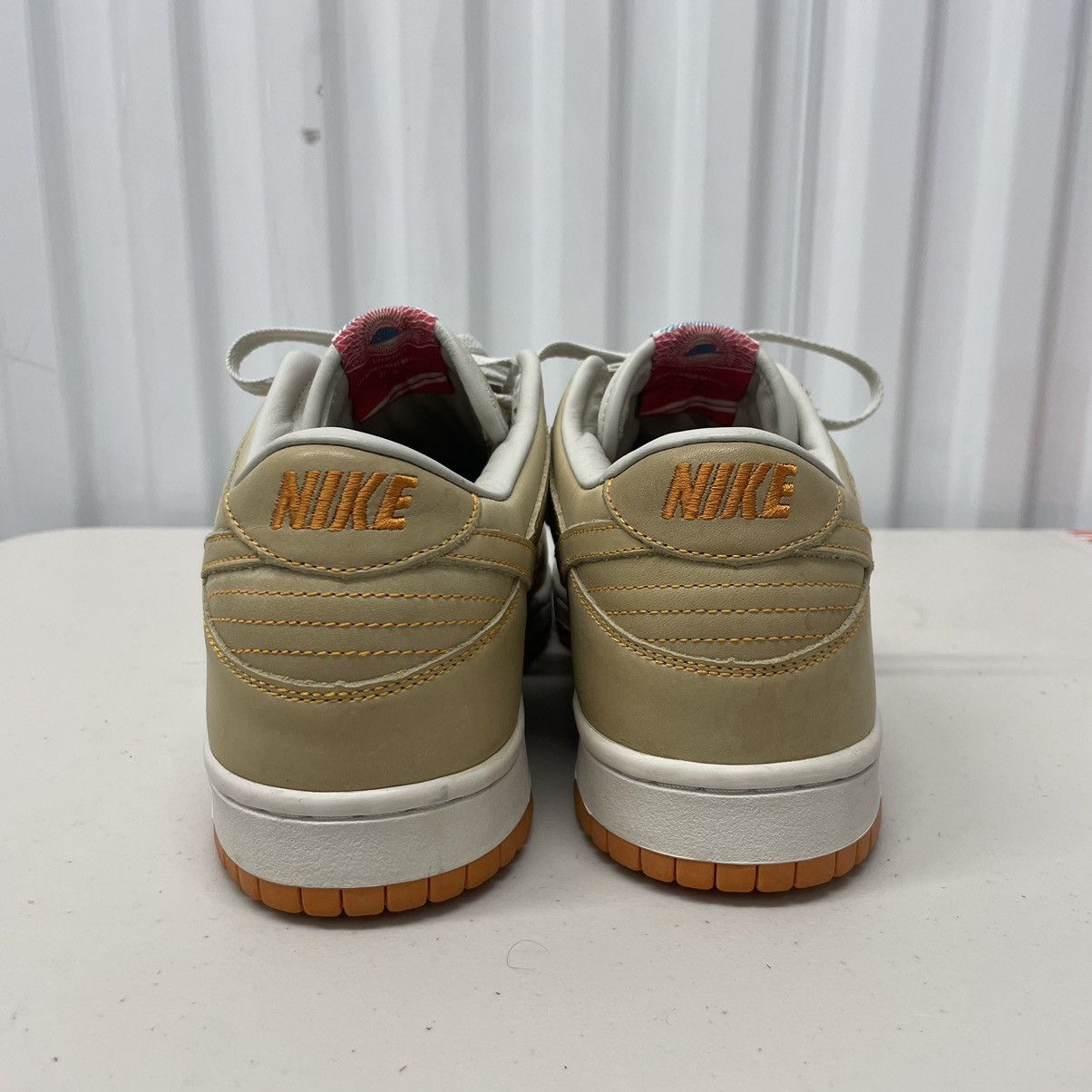 Nike Dunk Low EX Animizing Light Bone Sneakers 2007 Size US 12 / EU 45 - 7 Thumbnail
