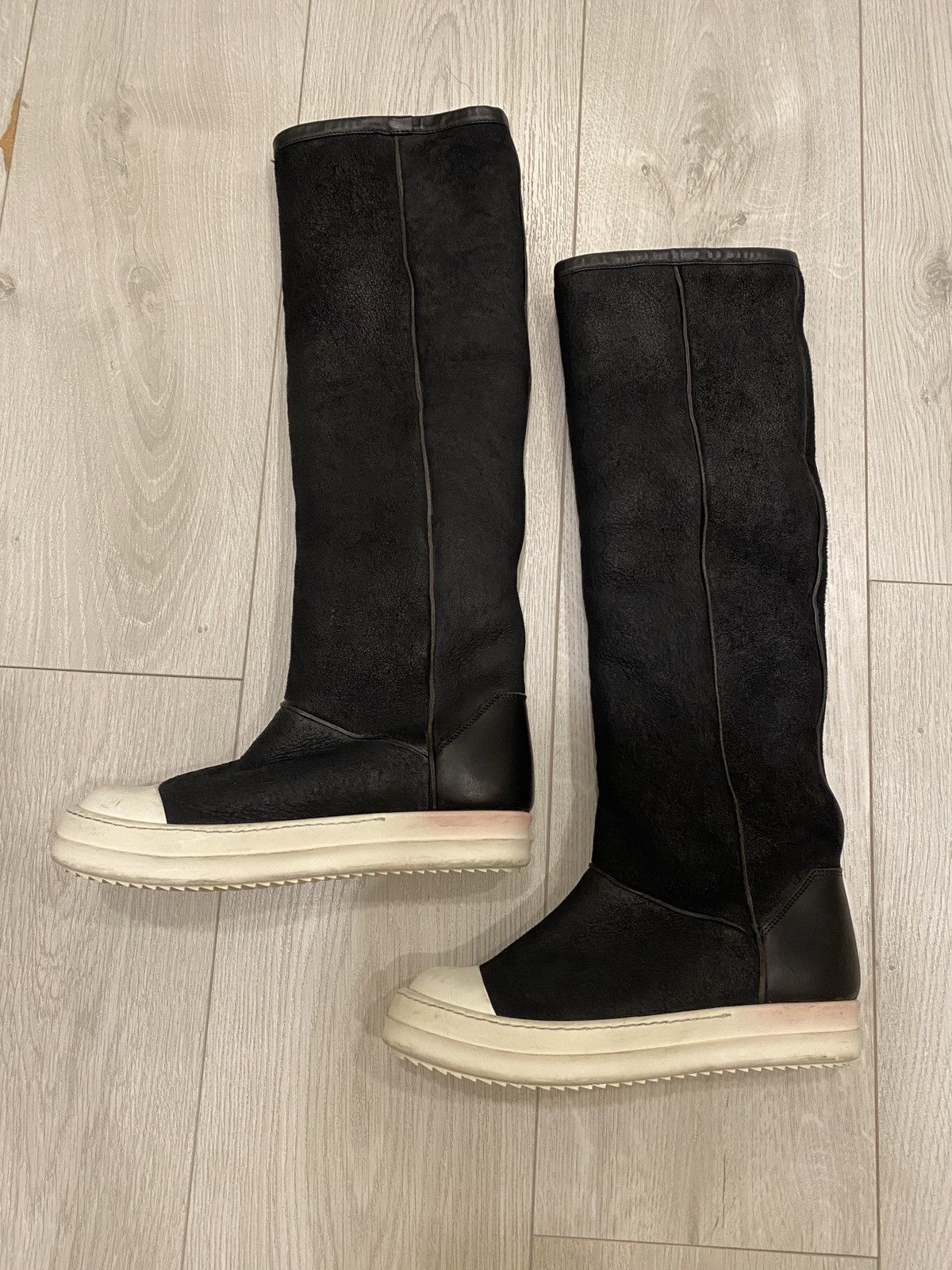 Rick Owens Rick Owens Fw14 moody tall boots | Grailed