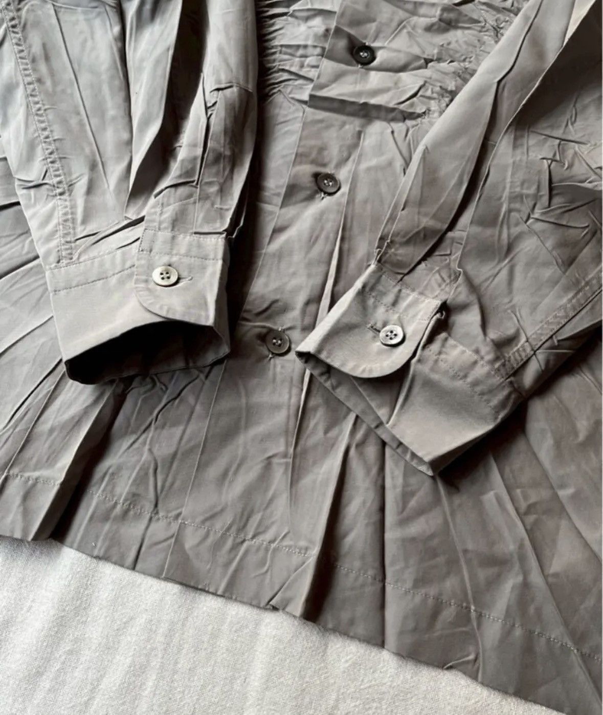 Issey Miyake ISSEY MIYAKE 1993AW Pleats Shirt Size US M / EU 48-50 / 2 - 7 Thumbnail