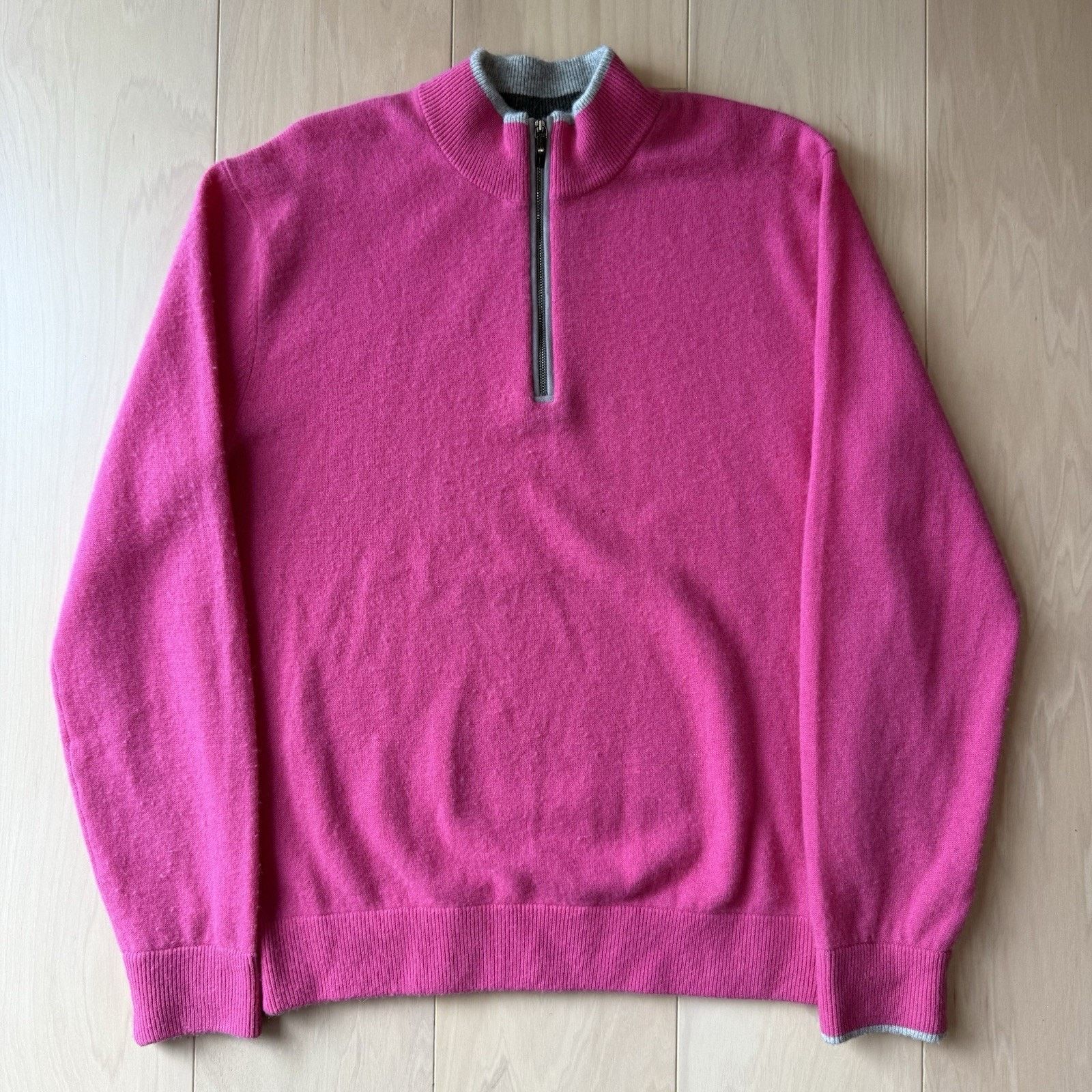 Other Copied - Greyson 1/4 Zip Pullover Pink Wool Golf Sportswear Size US M / EU 48-50 / 2 - 2 Thumbnail