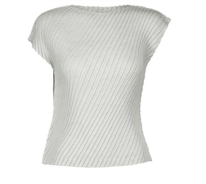 Issey Miyake Issey Miyake size:2 White twill short-sleeved shirt Size M / US 6-8 / IT 42-44 - 6 Thumbnail