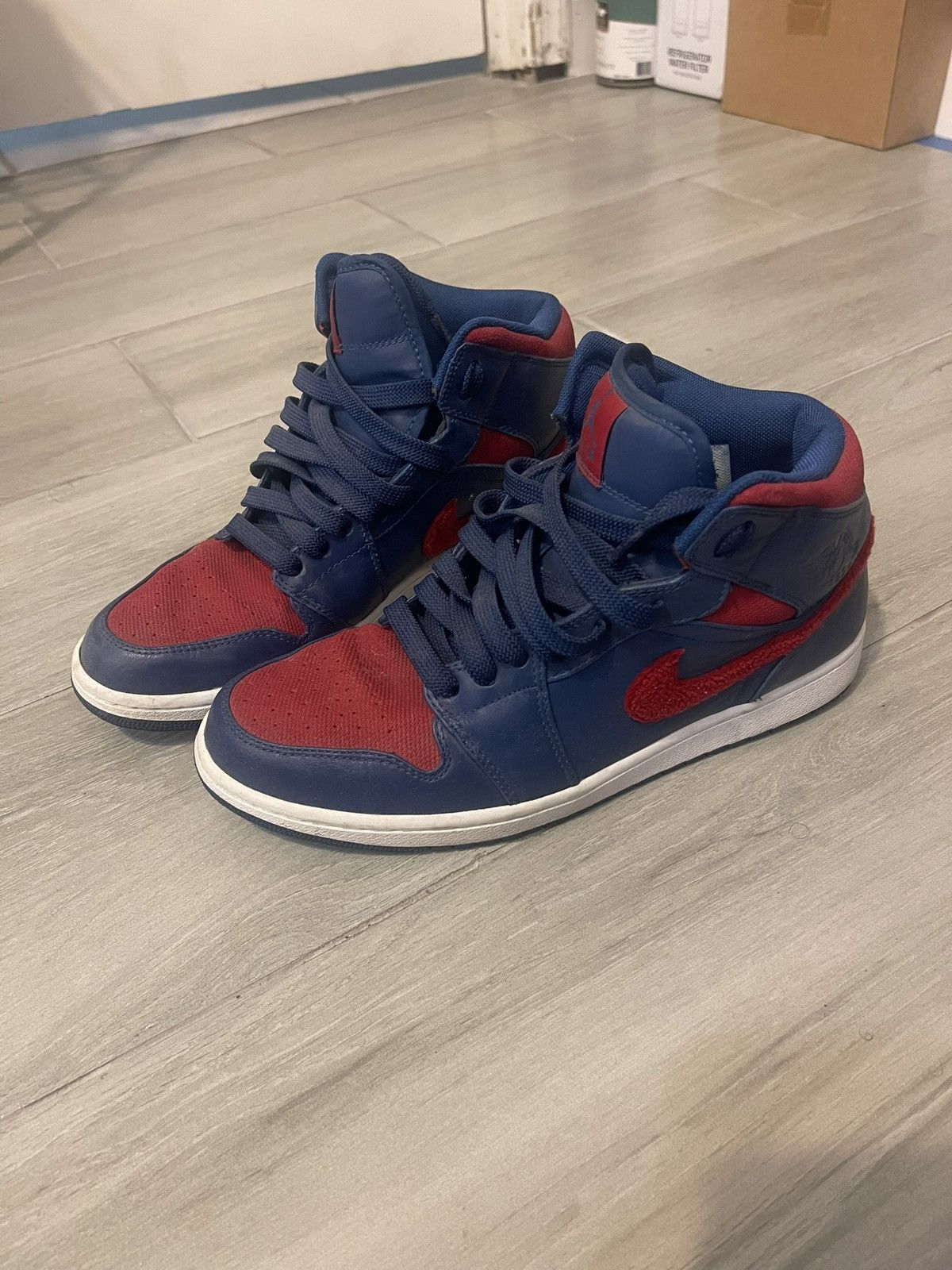 Jordan Brand Nike Air Jordan 1 French Blue Phat 2009 Premier Size US 10.5 / EU 43-44 - 2 Thumbnail