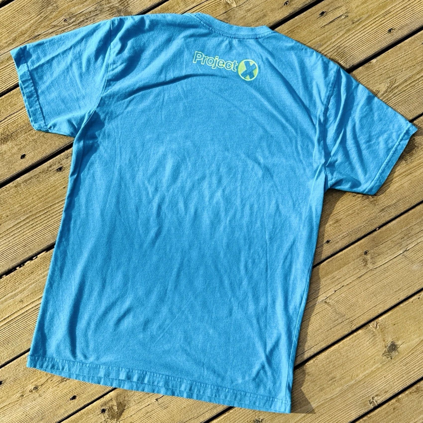 Y/Project Dia De Los Deadlifts T Shirt Mens M Blue Sugar Skull Gym Deadlift Tee Size US M / EU 48-50 / 2 - 5 Thumbnail