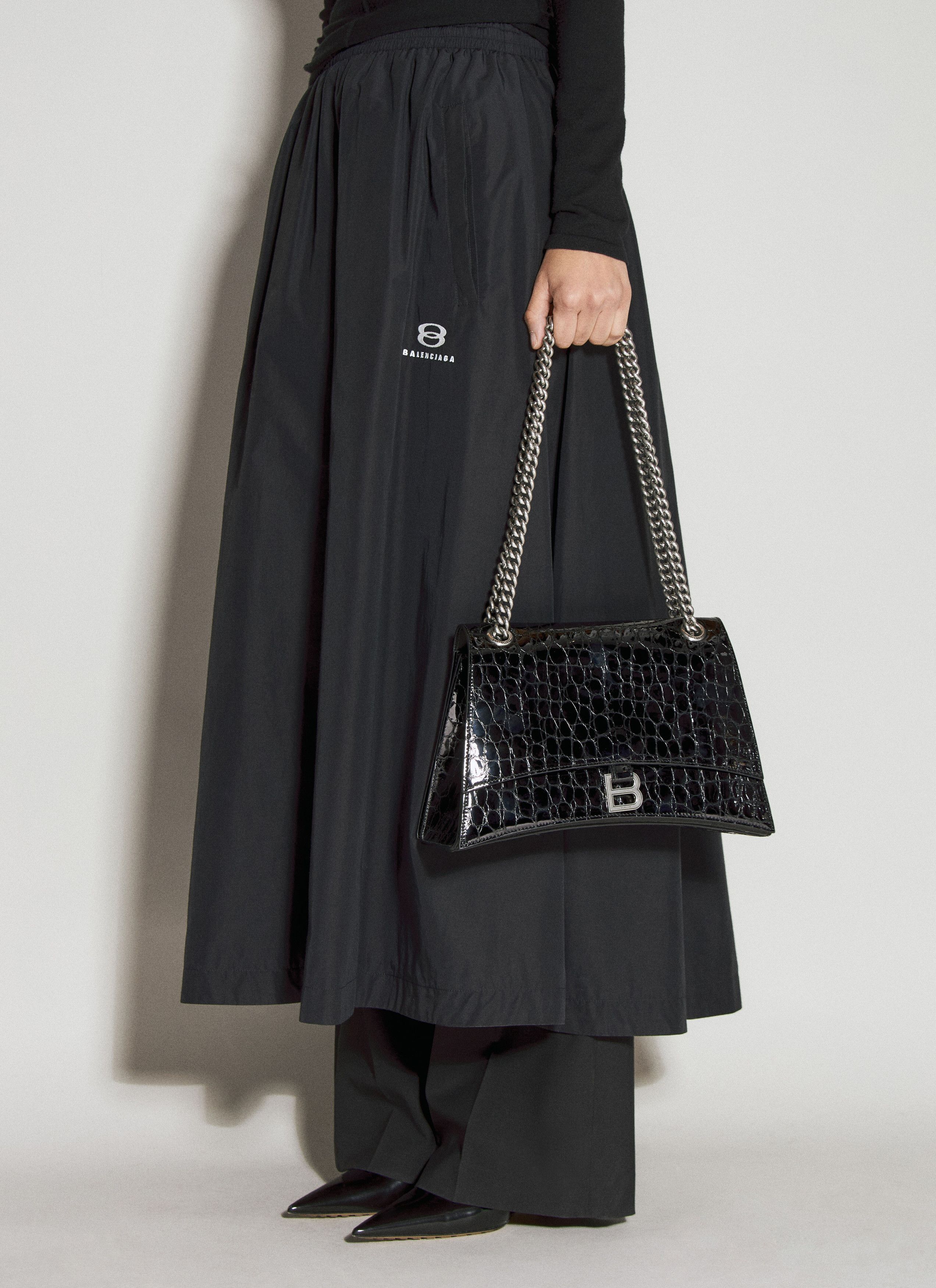 Balenciaga o1la1rc1a0825 Size: OS / Crush Medium Chain Bag Crocodile Size ONE SIZE - 3 Thumbnail