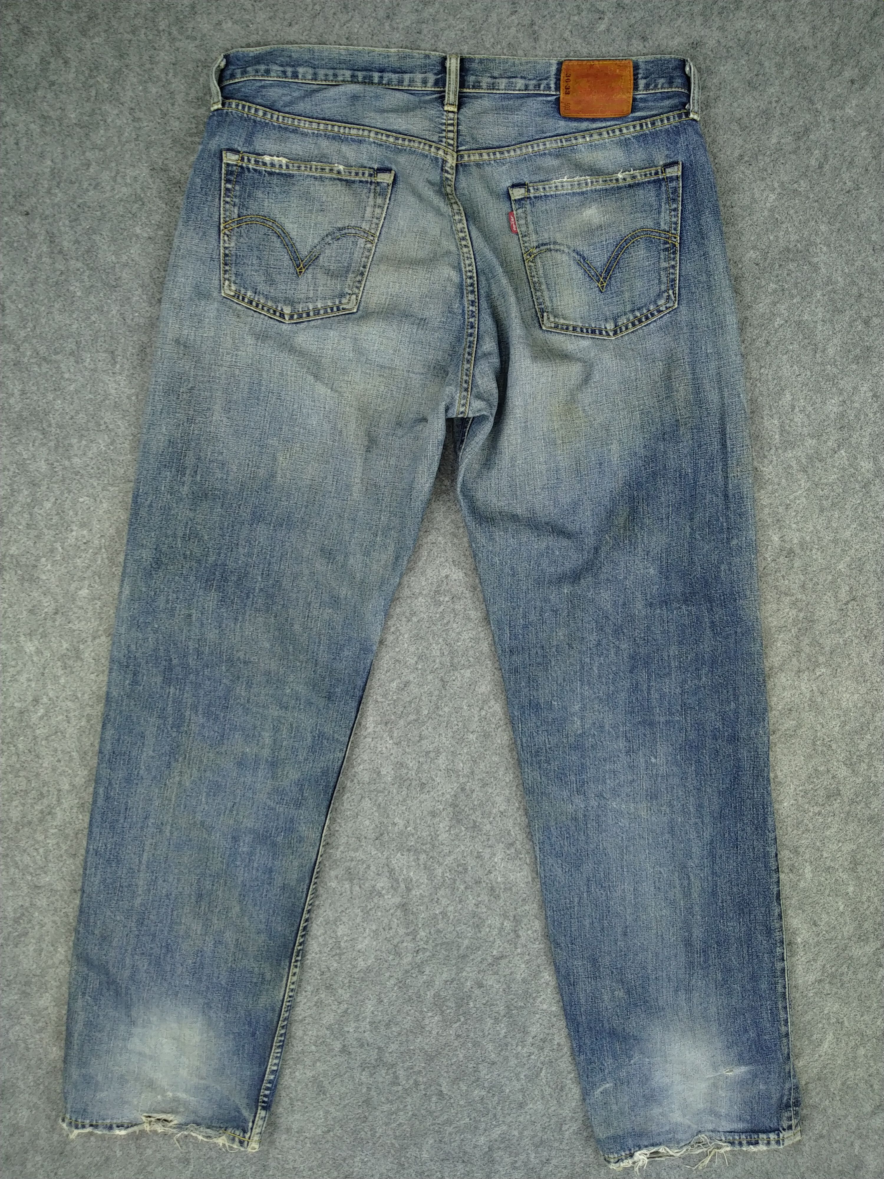 Levi's Faded Blue Vintage Levi's 503 Whisker Denim 37x33 -JN687 Size US 37 - 2 Thumbnail