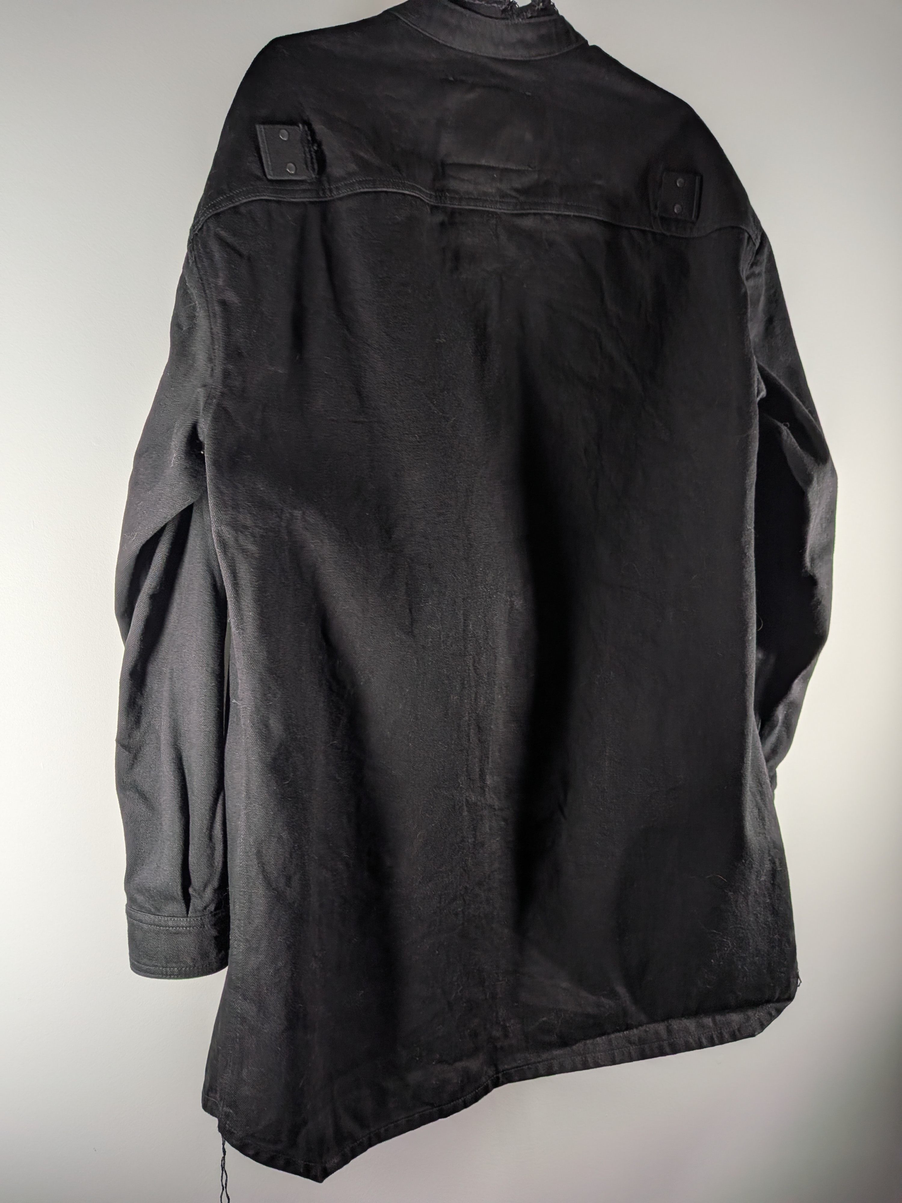 Rick Owens Drkshdw Rick Owens DRKSHDW Japanese Denim Overshirt Jacket Size US M / EU 48-50 / 2 - 2 Thumbnail