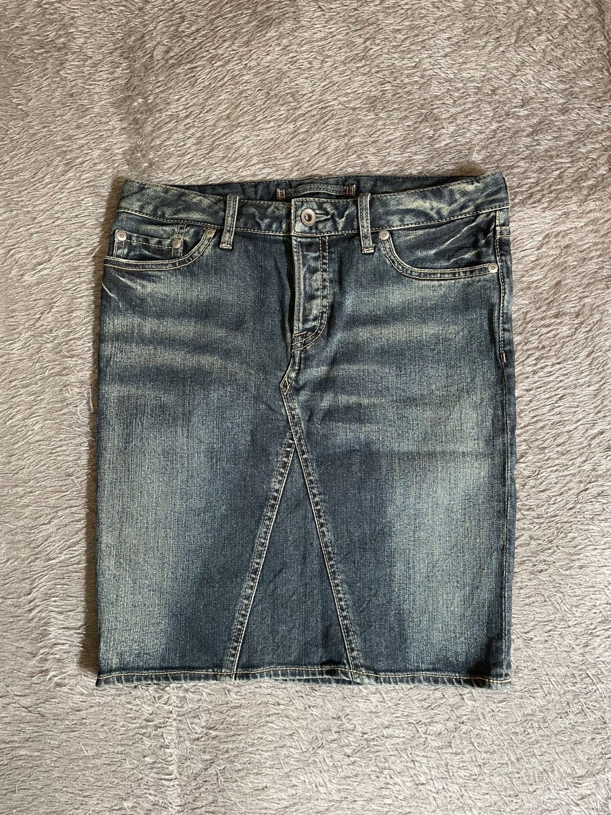 GOA Y2K GOA Supply & co mini denim skirts Size 31" - 3 Thumbnail