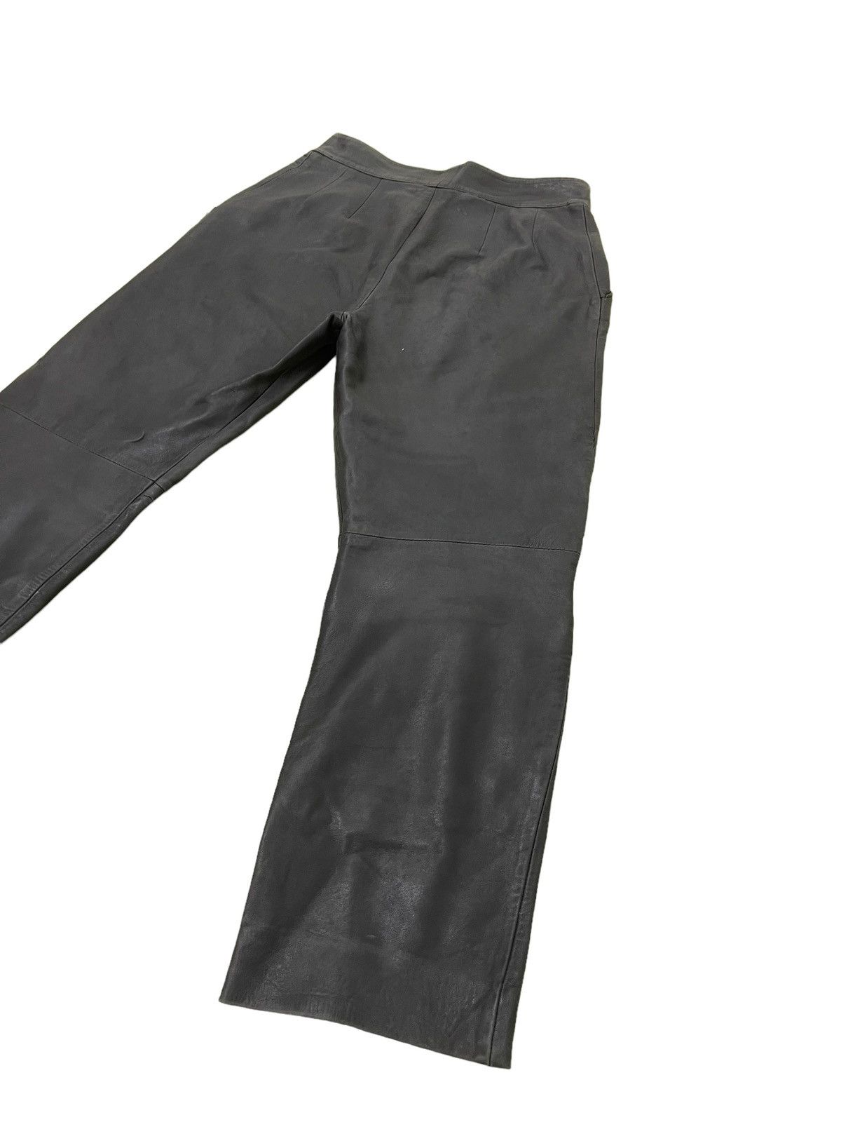 Le Grande Bleu (L.G.B.) Leather Pant Unknown Vtg Japan Baggy Tapered 8🟦7 Size US 32 / EU 48 - 14 Thumbnail