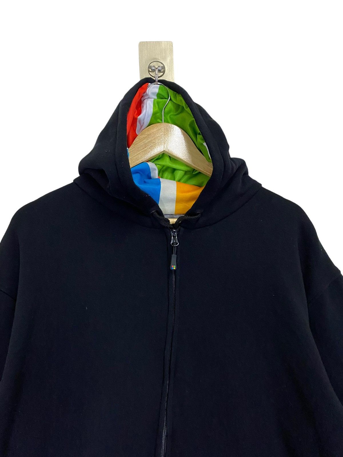 Microsoft Microsoft Small Logo Hoodies Baggy Size M Size US M / EU 48-50 / 2 - 4 Thumbnail