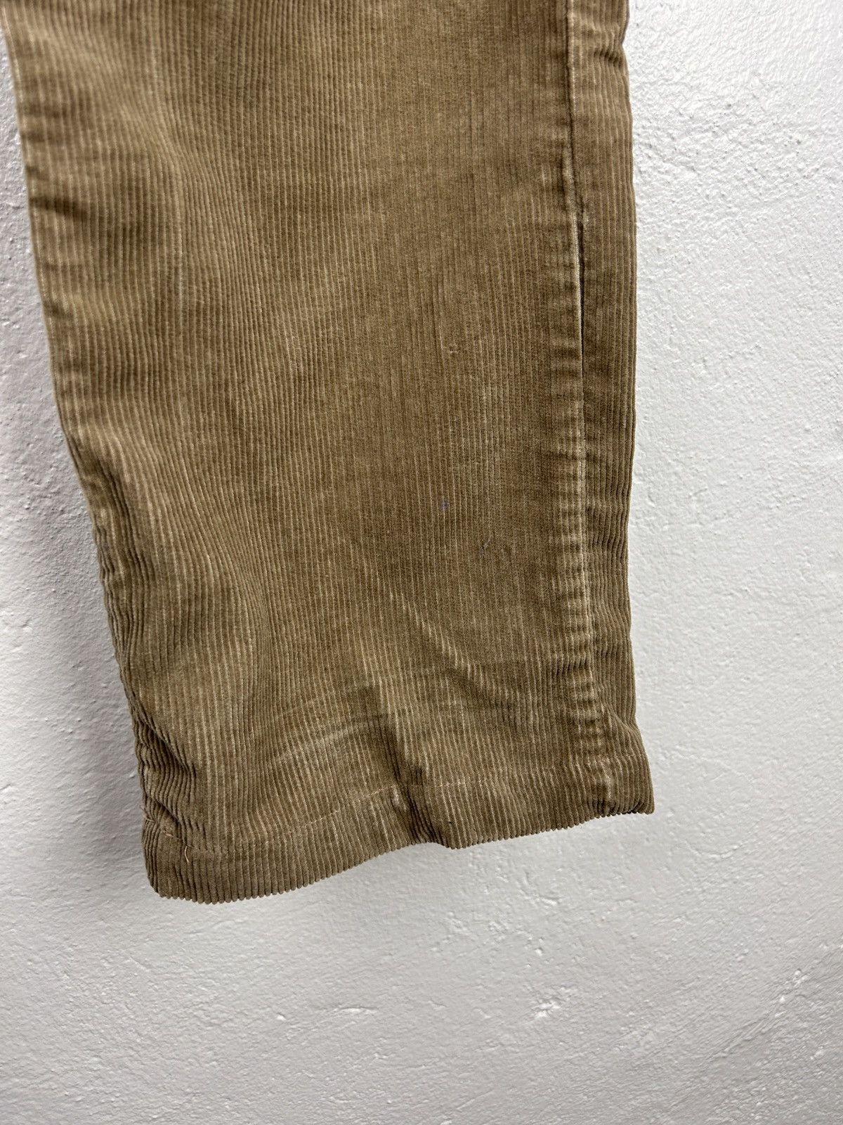 Levi's 80s Vintage Levis Corduroy Velvet Pants Trousers In Beige Size US 30 / EU 46 - 6 Thumbnail