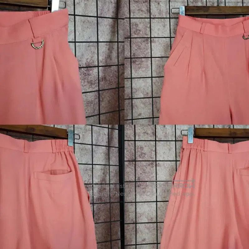 Dior Dior Pink Wool Logo Casual Shorts . Size 23" - 4 Thumbnail