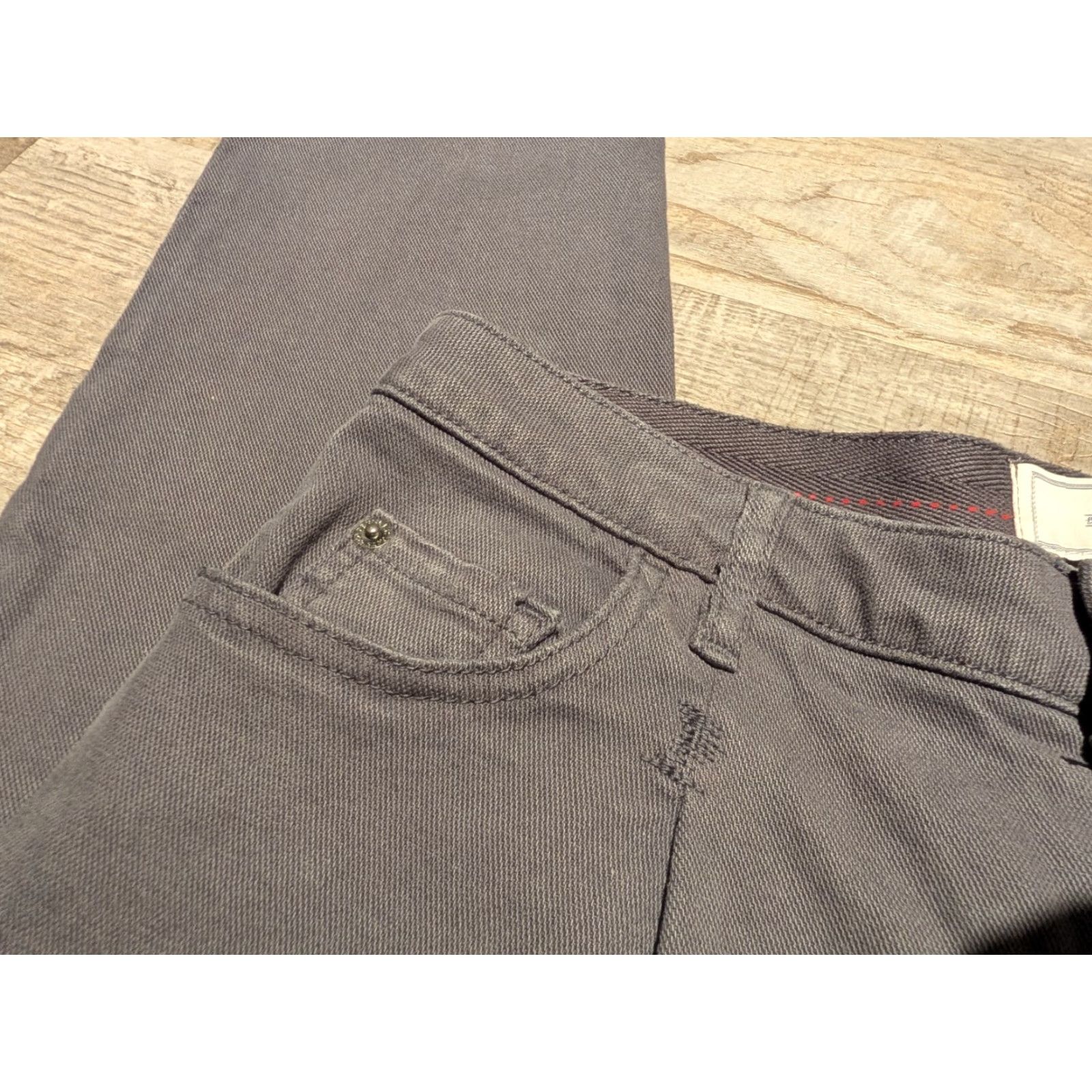 FatFace Fat Face Women’s Gray Canvas Stretch Jeans Sz 4 US / 8 UK Jeans Slim High Rise 5-Pocket City UK Recycled? (No extra) Size 27" / US 4 / IT 40 - 5 Thumbnail