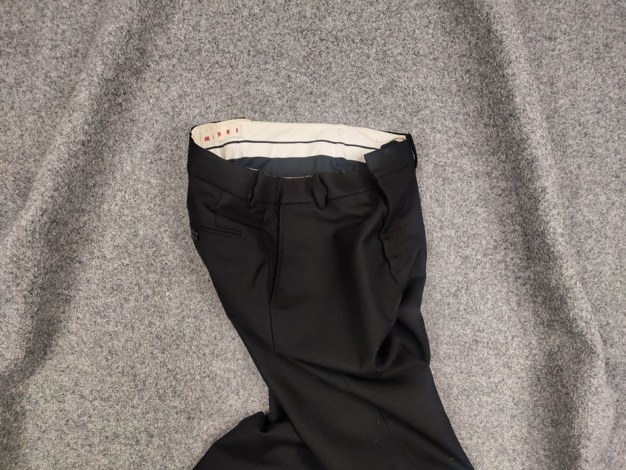 Marni Marni Design Classic Black Wool Trouser Pants Size 40" / US 18 - 10 Thumbnail
