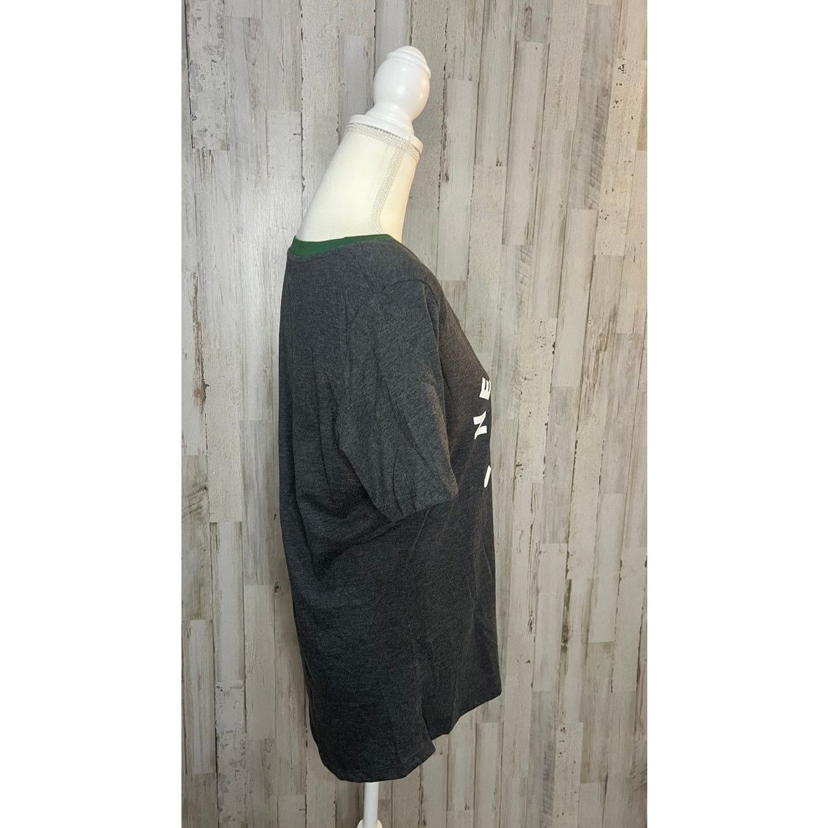 NFL NWT New York Jets Women's Large Gray Scoop Neck T-Shirt Size L / US 10 / IT 46 - 2 Thumbnail