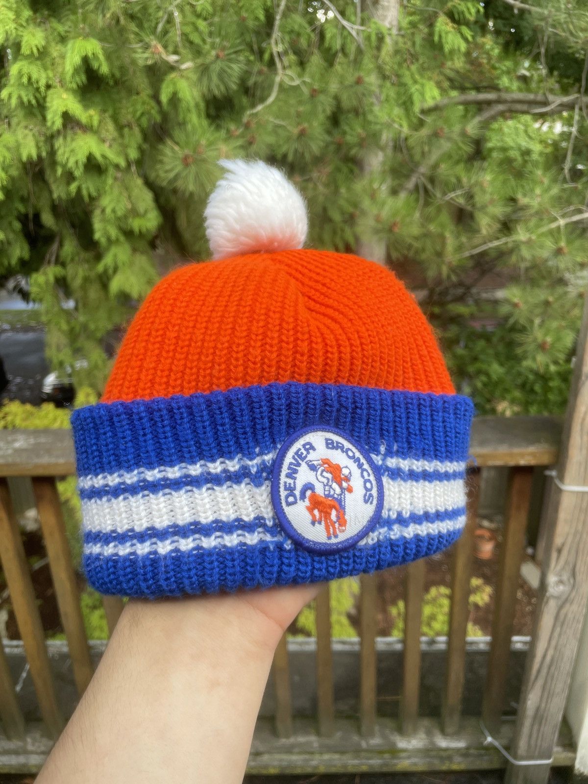 NFL × Vintage Vintage 90’s Denver Broncos Beanie Size ONE SIZE - 2 Thumbnail