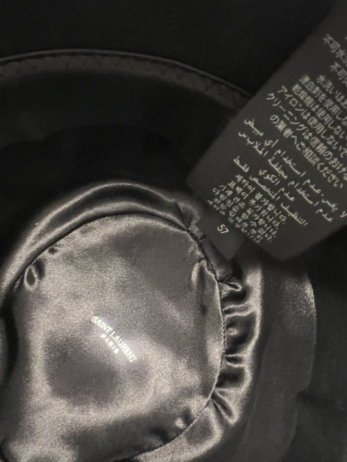 Saint Laurent Paris Saint Laurent mens fedora hat. 57/M Size ONE SIZE - 7 Thumbnail