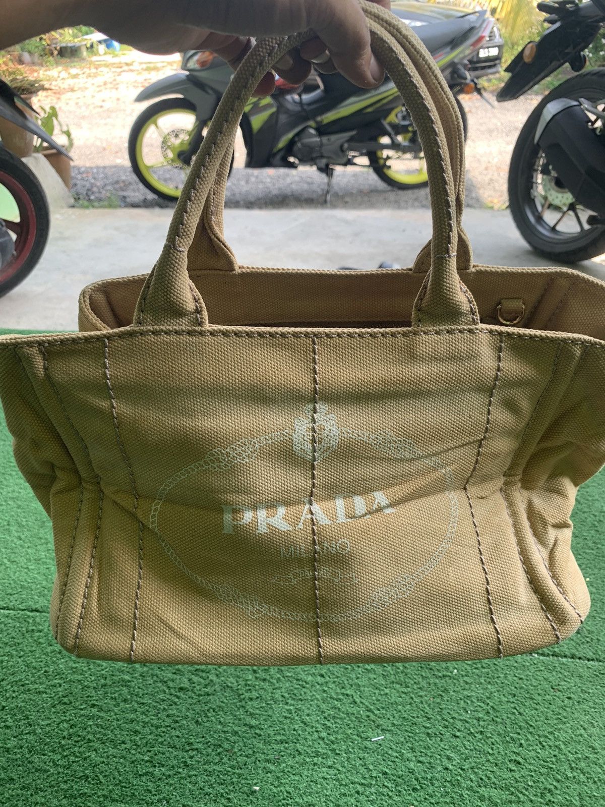 Prada Prada Canapa Tote Bag Size ONE SIZE - 14 Thumbnail