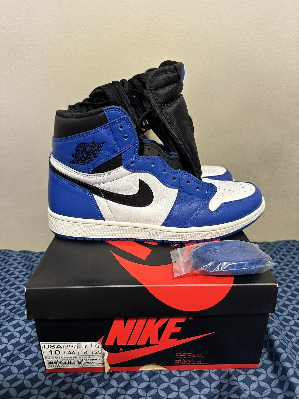 Jordan Brand × Nike Air Jordan 1 Game Royal Size US 10 / EU 43 - 2 Thumbnail