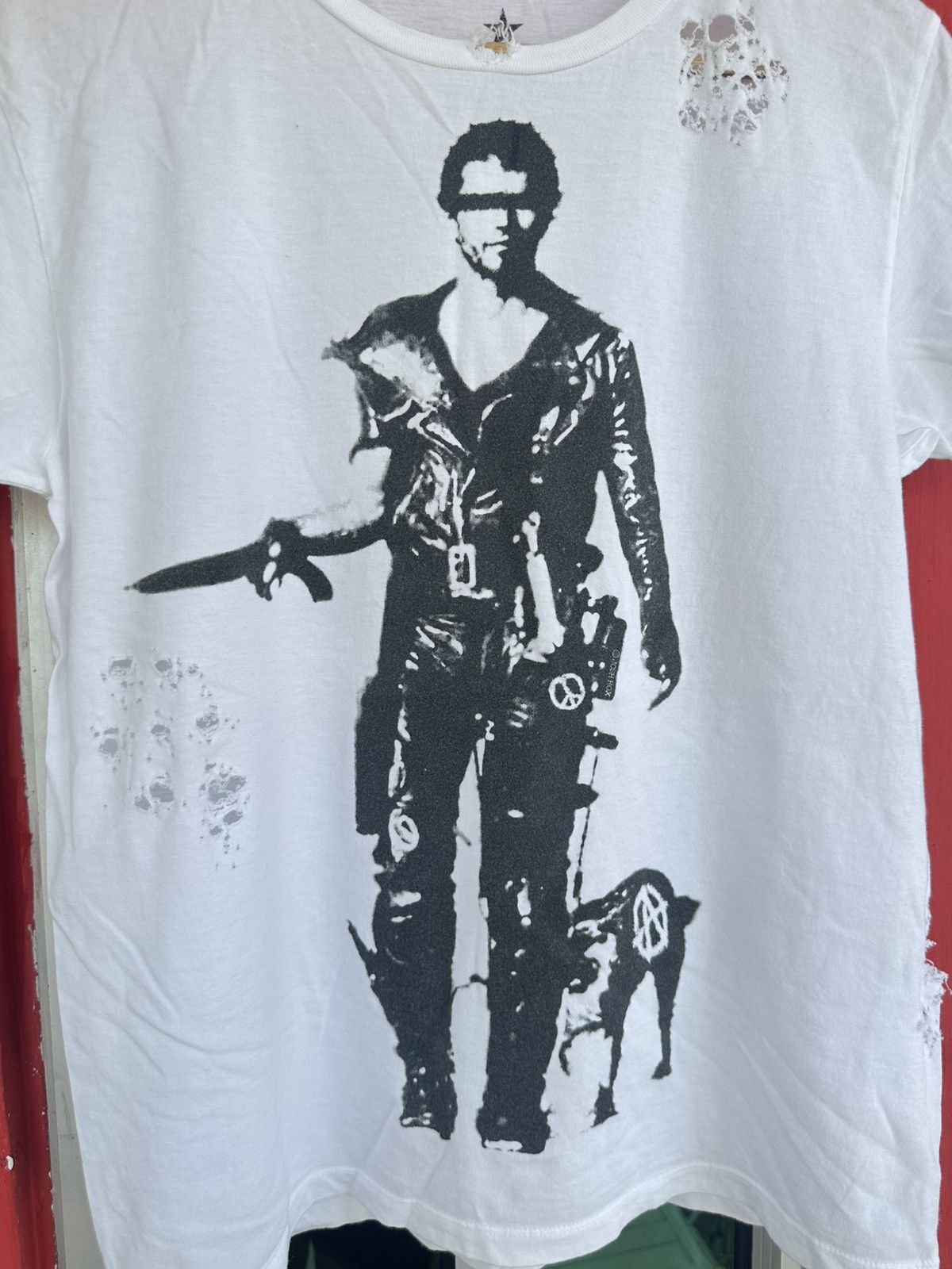 Japanese Brand Distressed Anarchy & Peace Propaganda Japanese Tee Size US M / EU 48-50 / 2 - 3 Thumbnail
