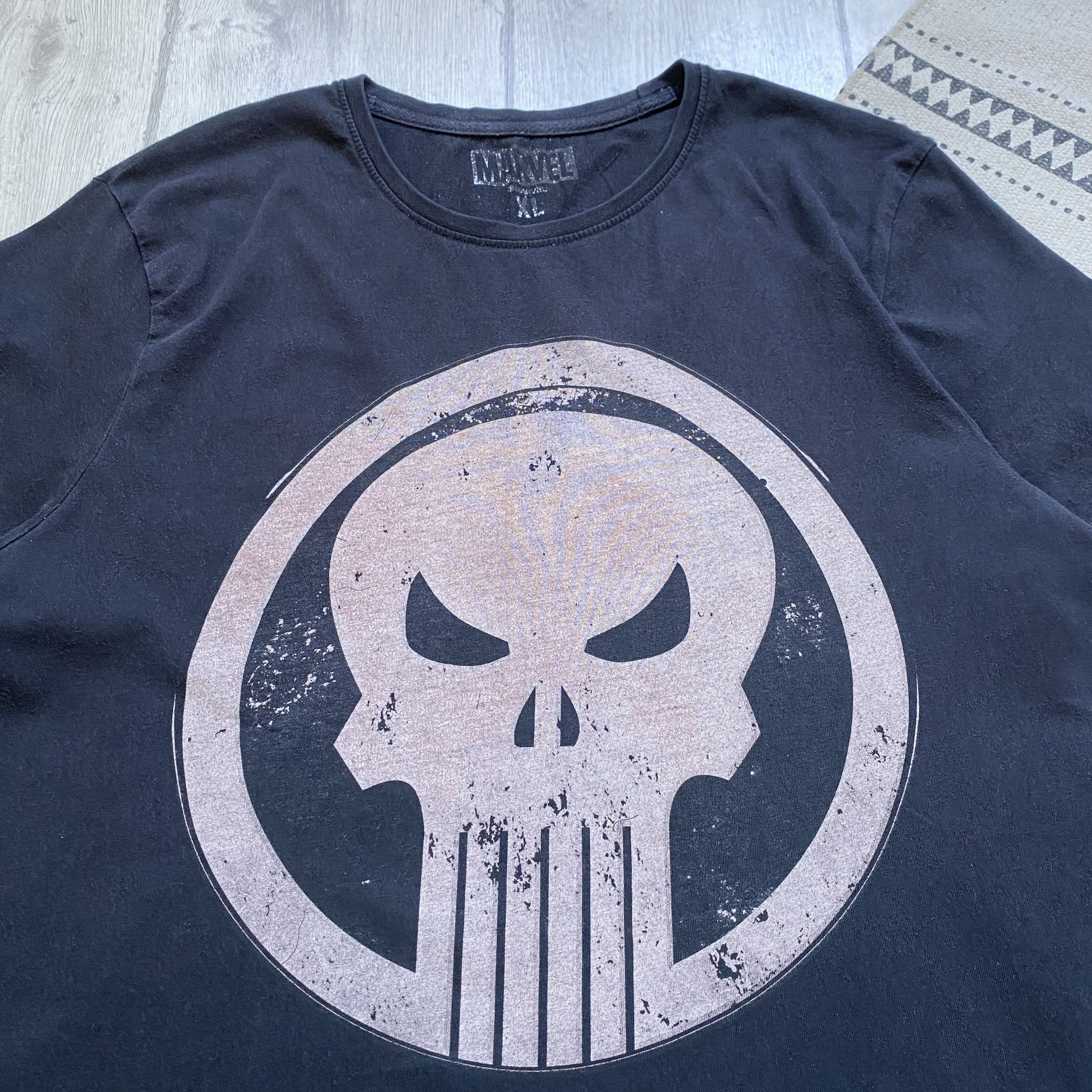 Marvel Comics Faded Marvel Vintage The Punisher Tee Promo Movie Size US L / EU 52-54 / 3 - 6 Thumbnail