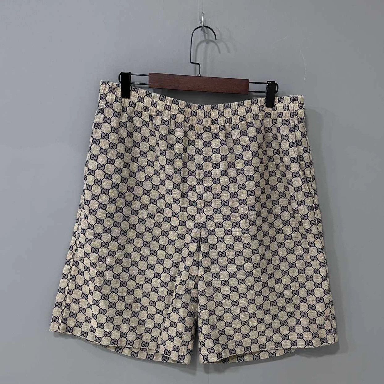 Gucci Gucci GG all over print denim shorts 50 Size US 34 / EU 50 - 1 Thumbnail
