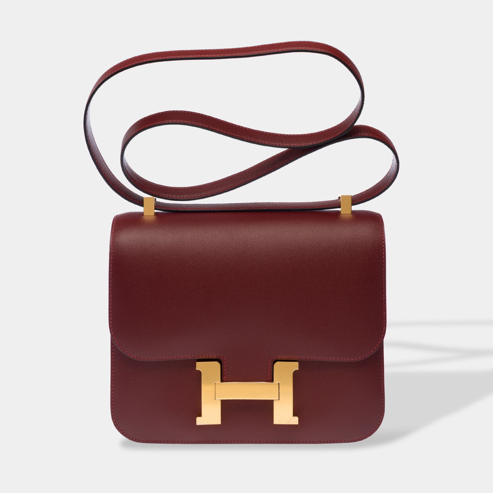 Hermes Hermes Constance in Red Leather Size ONE SIZE - 1 Thumbnail