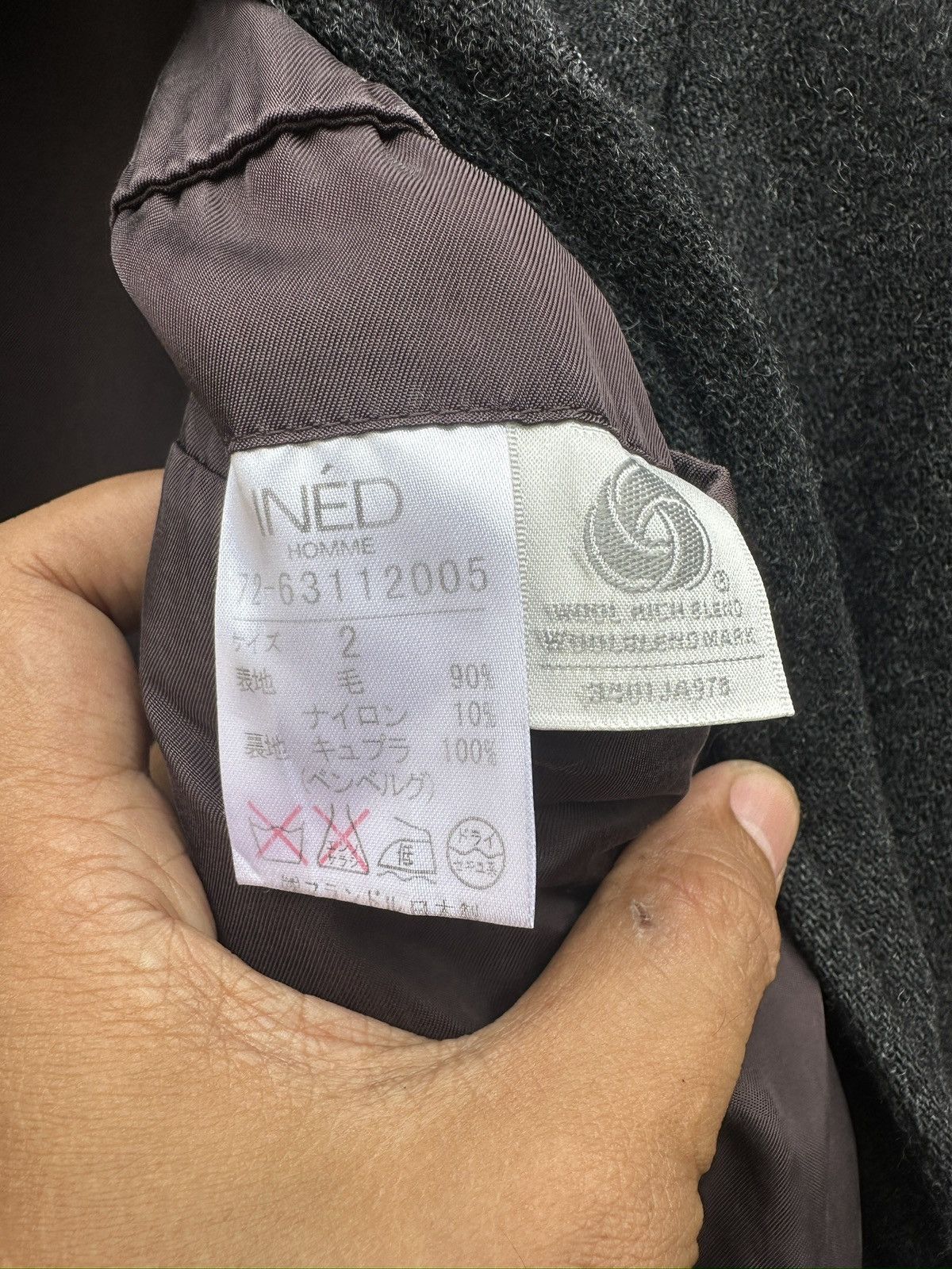 Yohji Yamamoto 🔥🔥Vintage INED By Yohji Yamamoto Wool Light Jacket Size US S / EU 44-46 / 1 - 7 Thumbnail