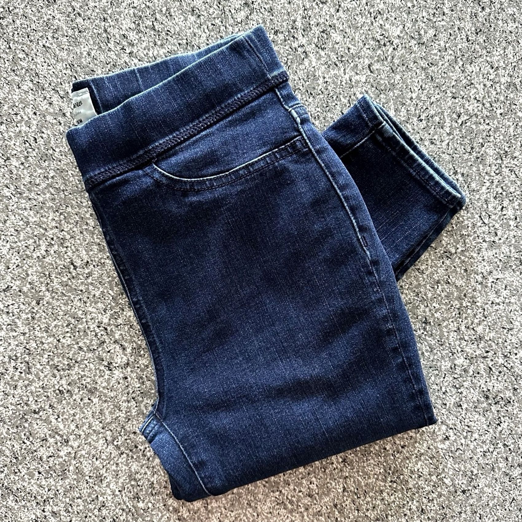 J.Crew J.CREW Jeans Skinny High Rise Pull On 2 Womens 26x26 Denim Blue Stretch Cotton Polyester Spandex Rayon Size 26" / US 2 / IT 38 - 2 Thumbnail