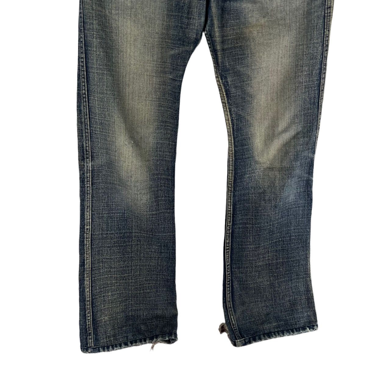 Japanese Brand 🔥Rare Biker Denim Jeans Diesel Bow Cut Design Size US 36 / EU 52 - 5 Thumbnail