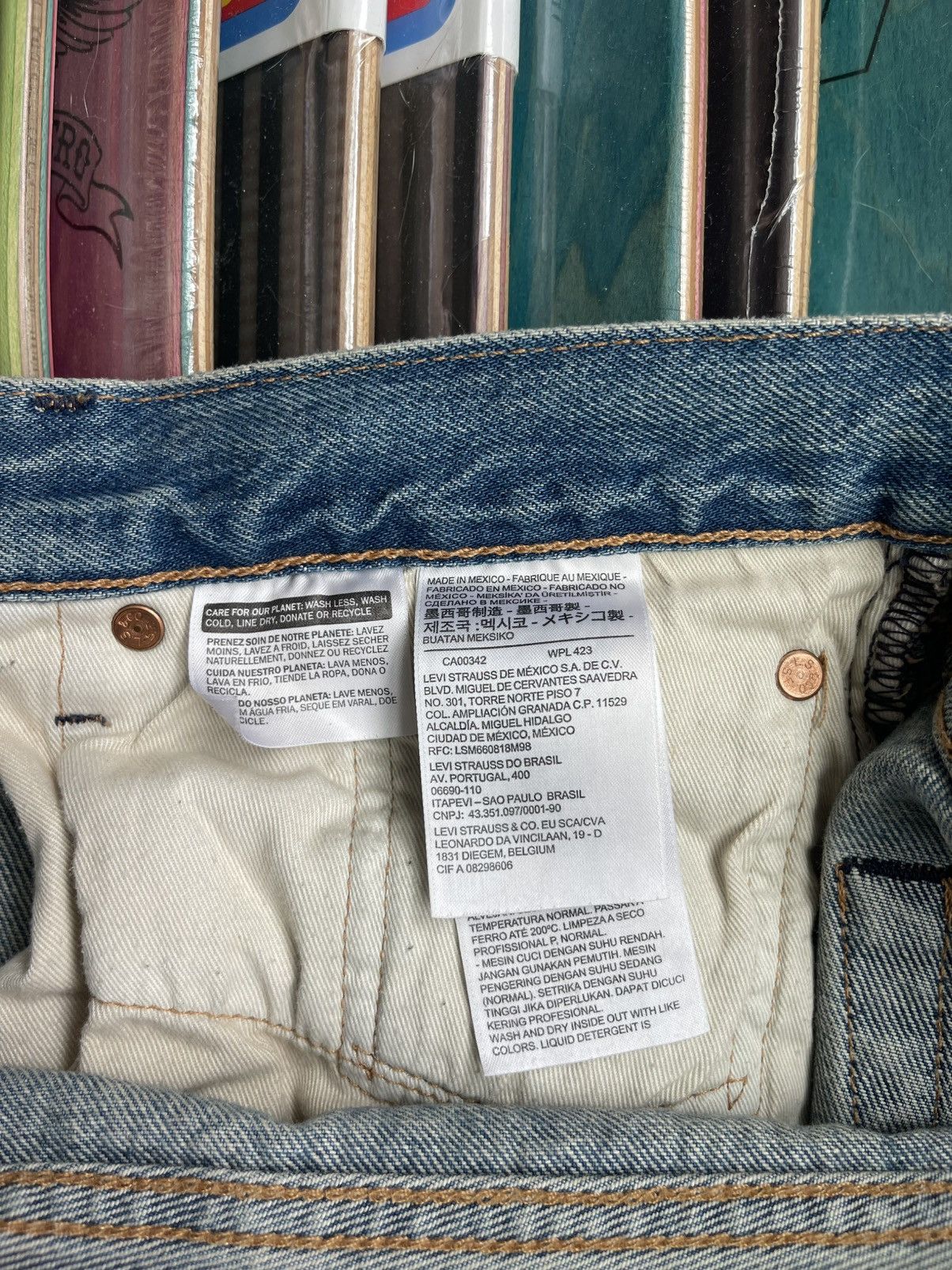 DENIM TEARS × Virgil Abloh DENIM TEARS x VIRGIL ABLOH “MESSAGE IN A TEAR” Size US 34 / EU 50 - 6 Thumbnail
