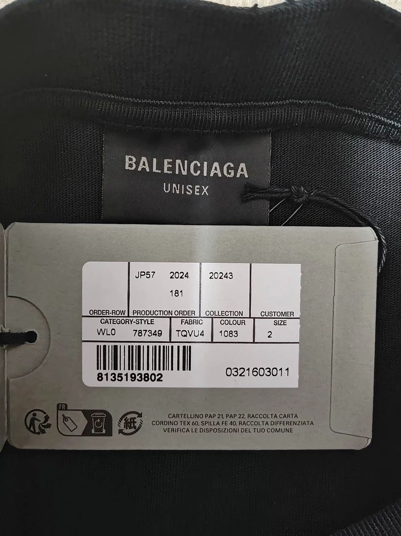 Balenciaga Balenciaga 24x3B splash-ink made old short sleeve 2502-Next Size US M / EU 48-50 / 2 - 5 Thumbnail