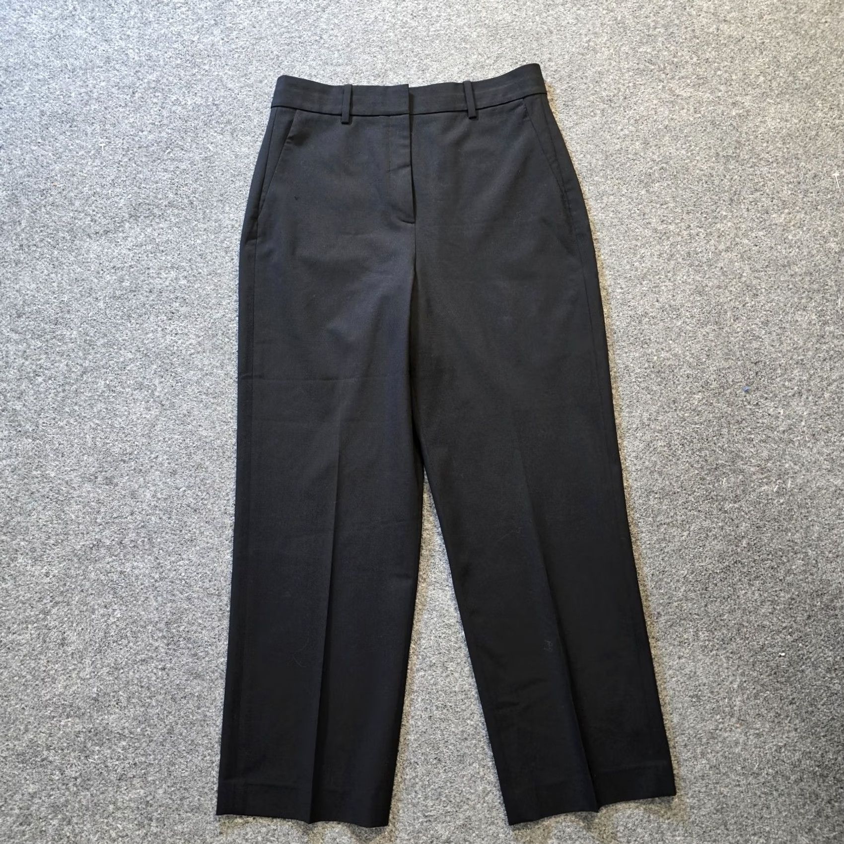 Theory Theory Pants Womens Size 6 Black Straight Leg Flat Front Career Casual Dress Pants Size 28" / US 6 / IT 42 - 2 Thumbnail
