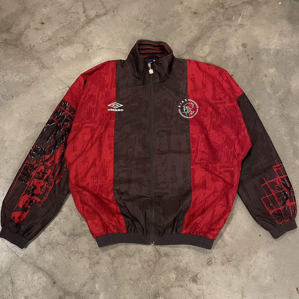Umbro × Vintage Vintage 1997 Umbro Ajax Jacket Size US L / EU 52-54 / 3 - 1 Thumbnail