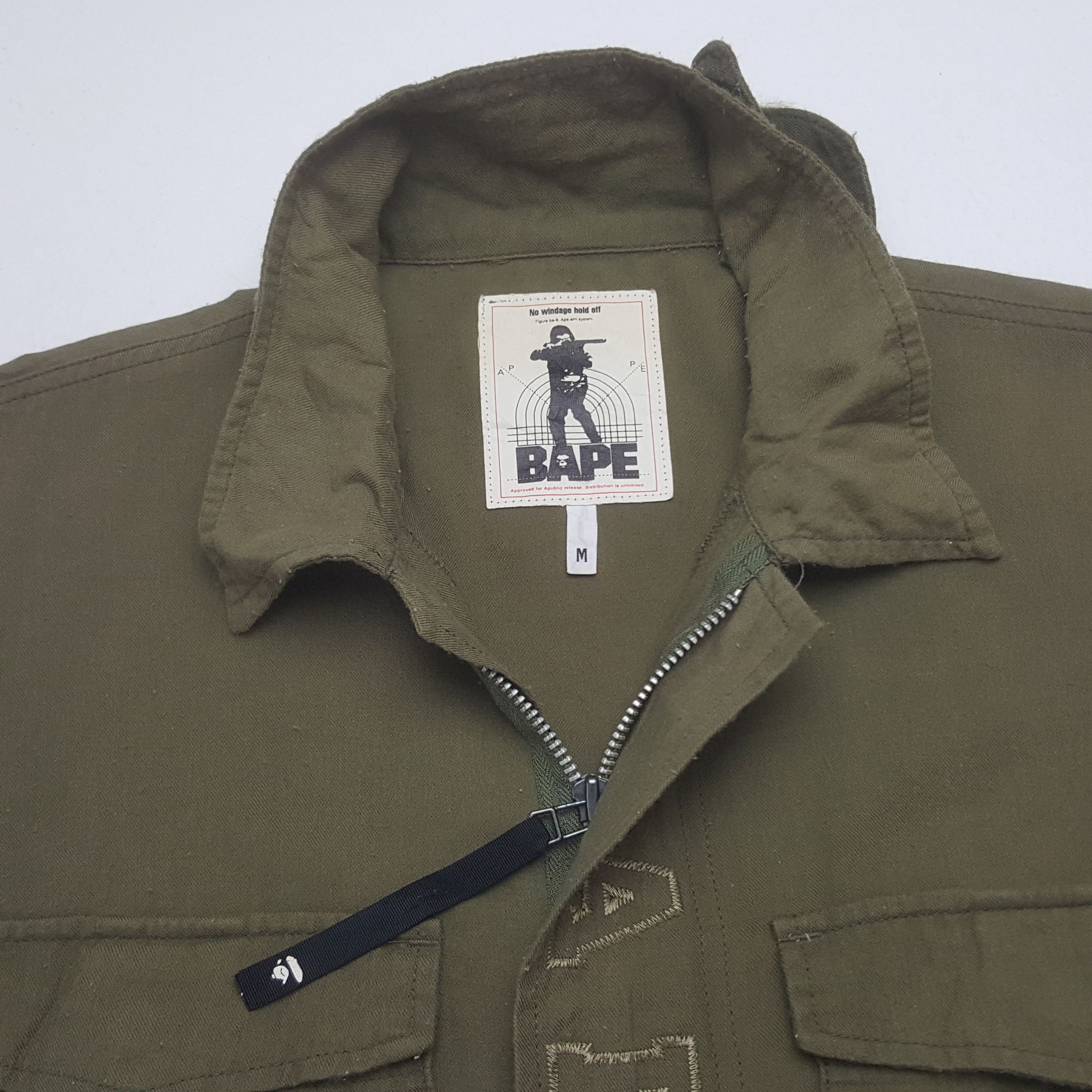 Bape Vintage A Bathing Ape Japanese Shirt button Up C319N38 Size US L / EU 52-54 / 3 - 4 Thumbnail