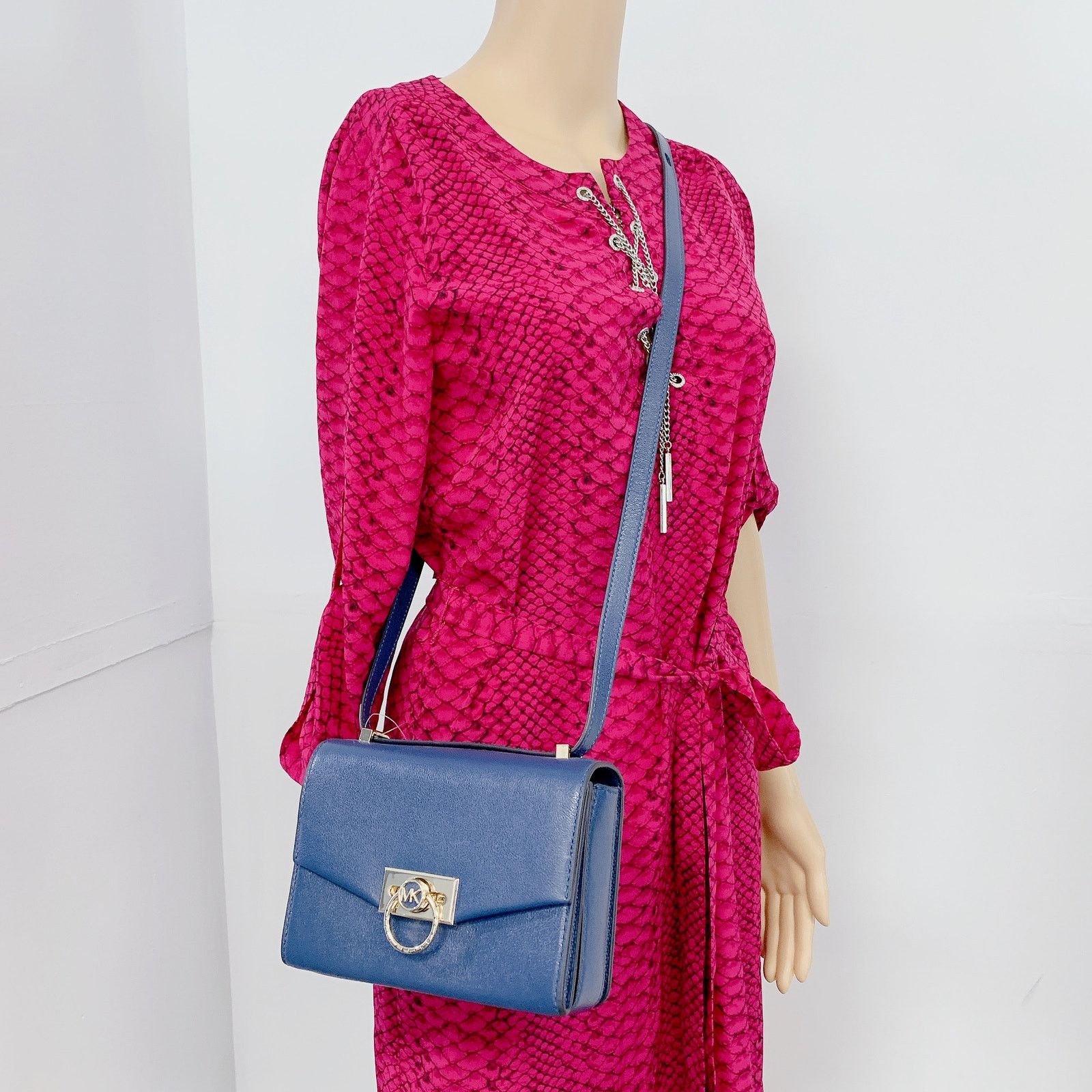Michael Kors Michael Kors 32F0L1HC0L Bolso Hendrix IN RIVER BLUE Size ONE SIZE - 1 Thumbnail