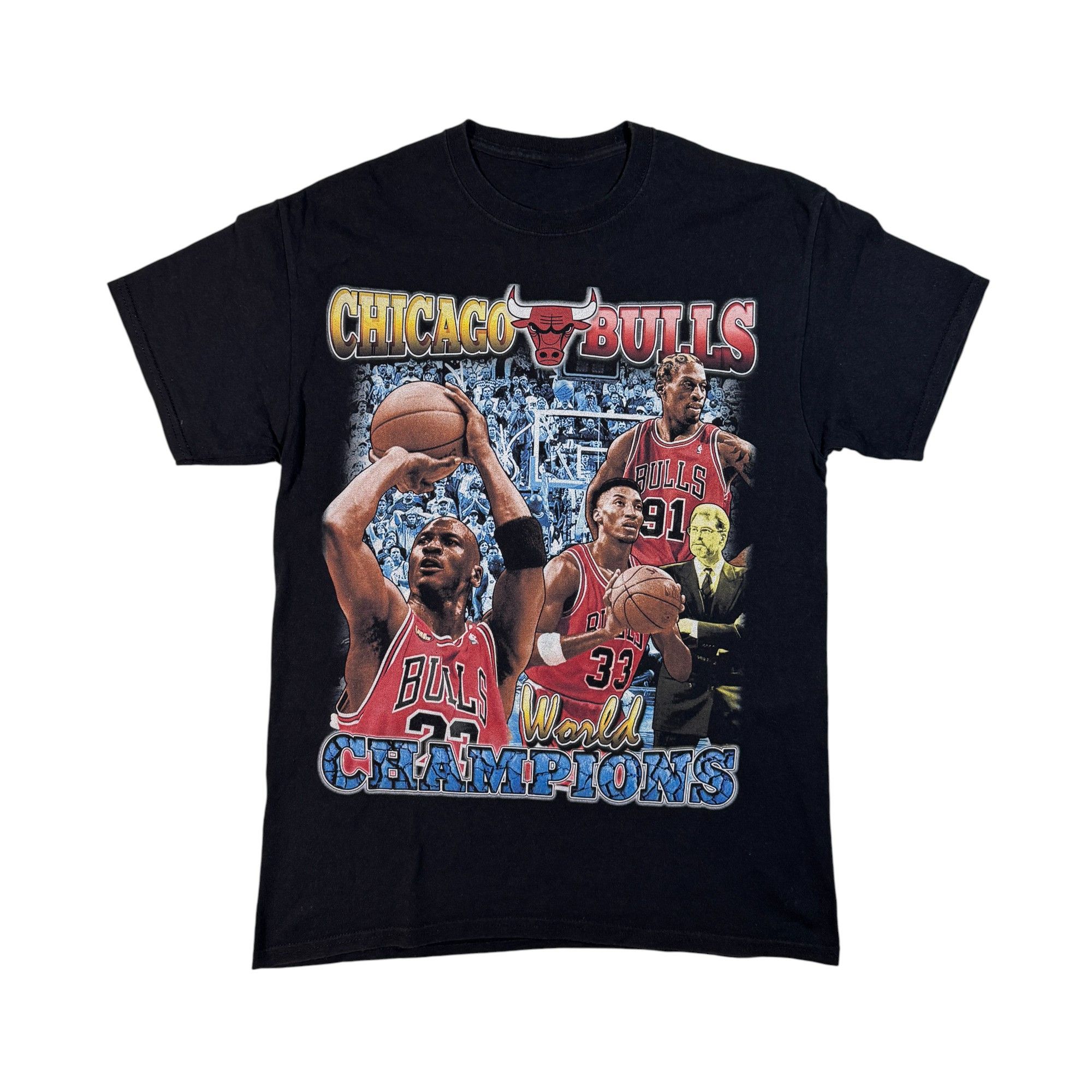 NBA Chicago Bulls Champions T-shirt Basketball Team Collage Size US M / EU 48-50 / 2 - 1 Thumbnail