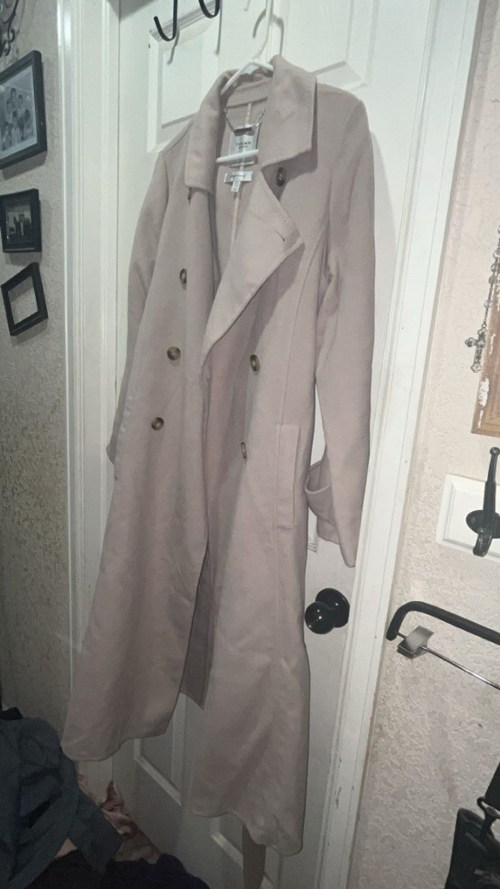 Other Women's Ever New Beige Double-Breasted Trench Coat Size 10 Size L / US 10 / IT 46 - 2 Thumbnail