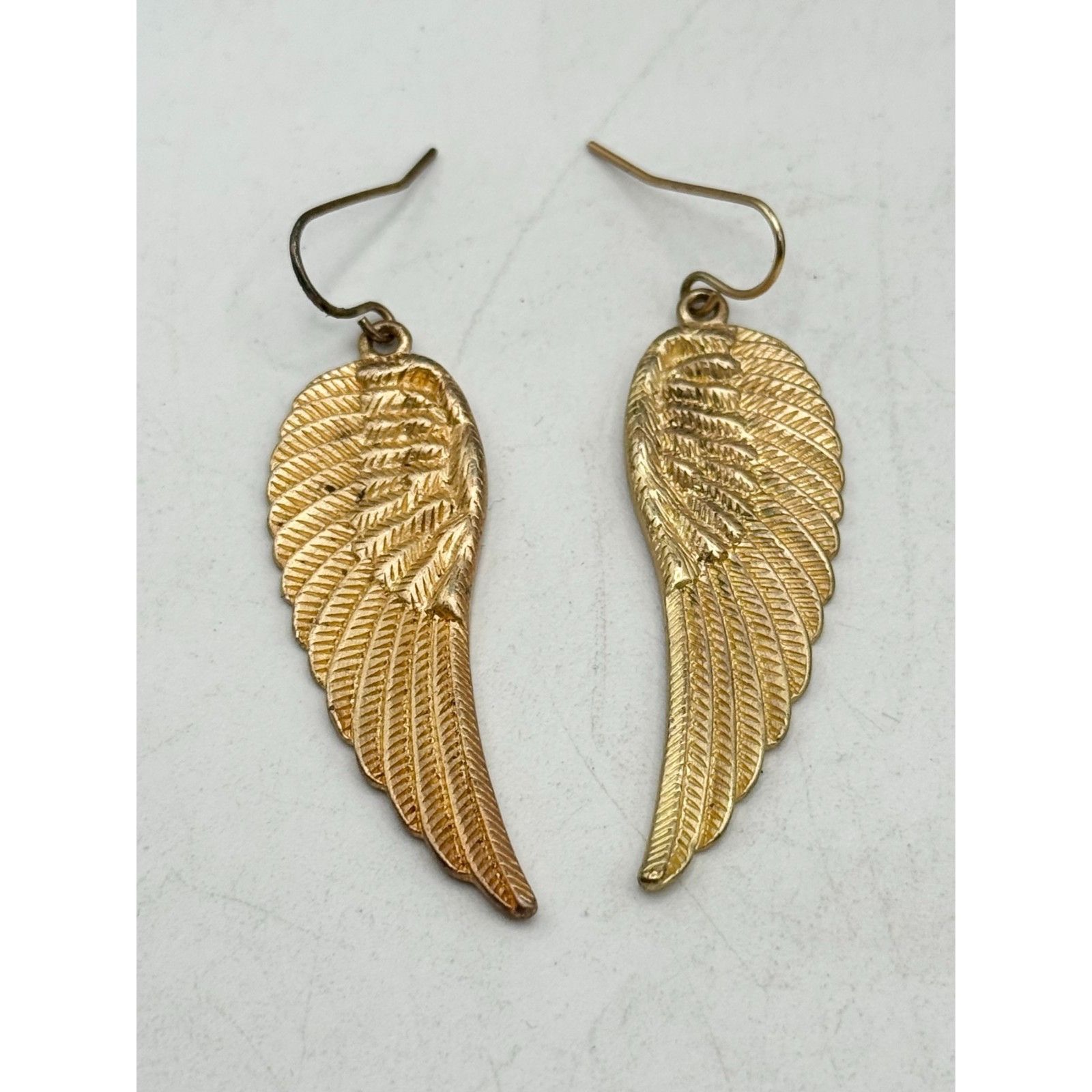 Other Angel wing gold dangle earrings Size ONE SIZE - 4 Thumbnail