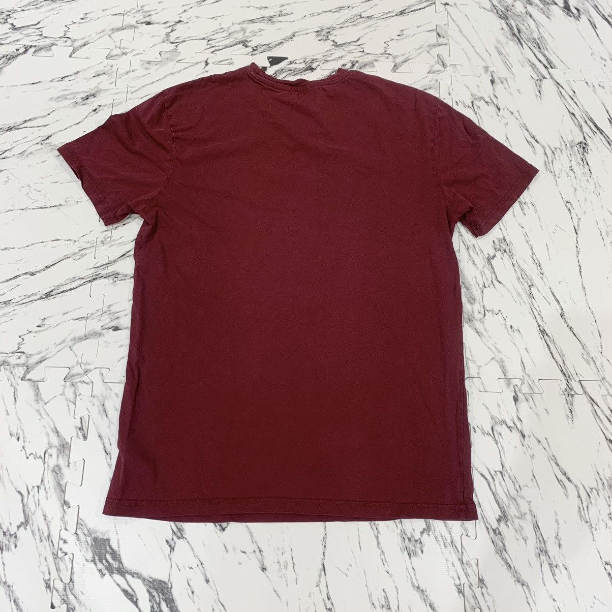 Diesel Diesel Short Sleeve Shirt Logo Tee Burgundy Size Medium Size US M / EU 48-50 / 2 - 3 Thumbnail