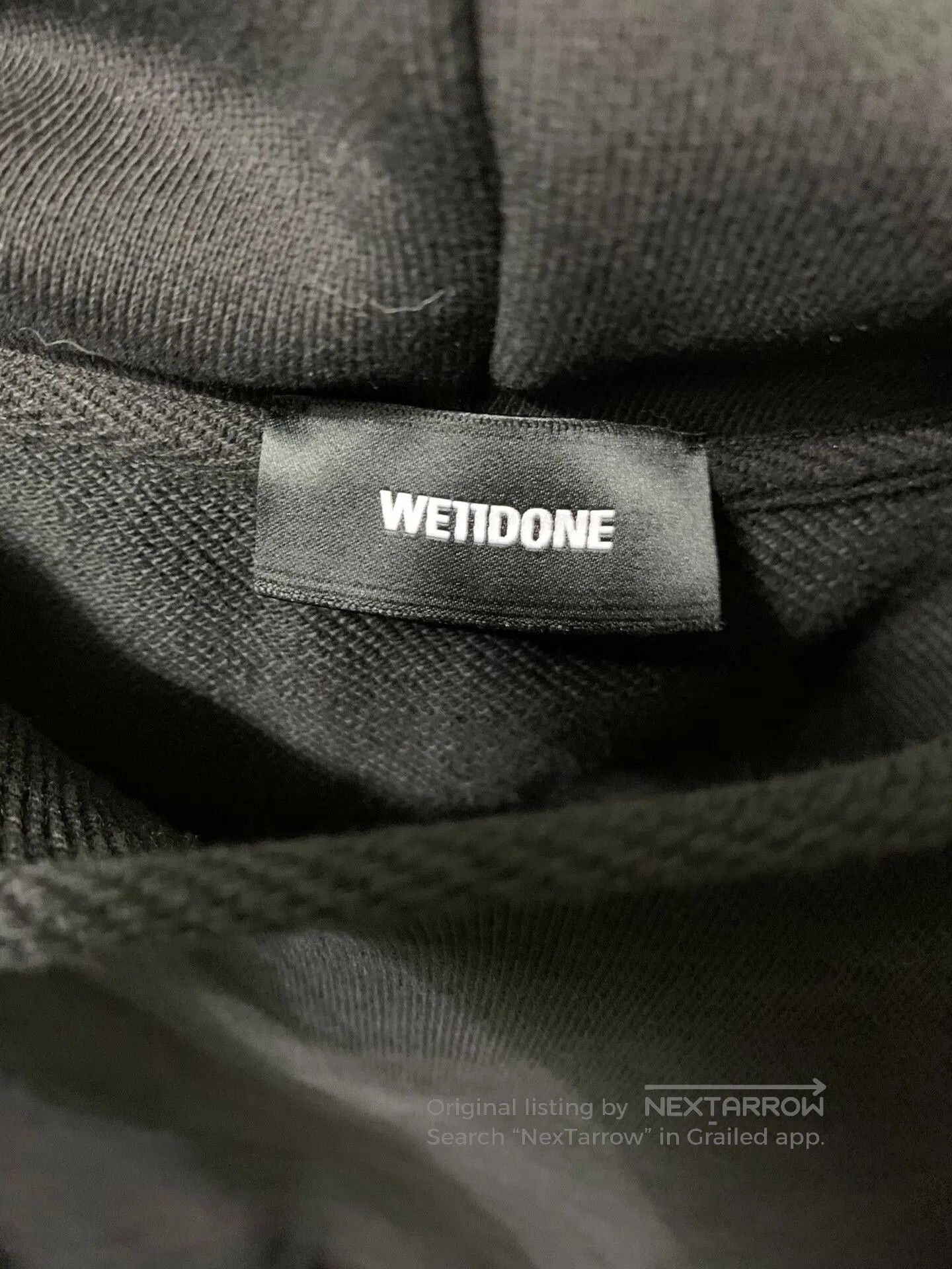 WE11DONE WETIDONE Men's Hoodie L. Size US L / EU 52-54 / 3 - 4 Thumbnail