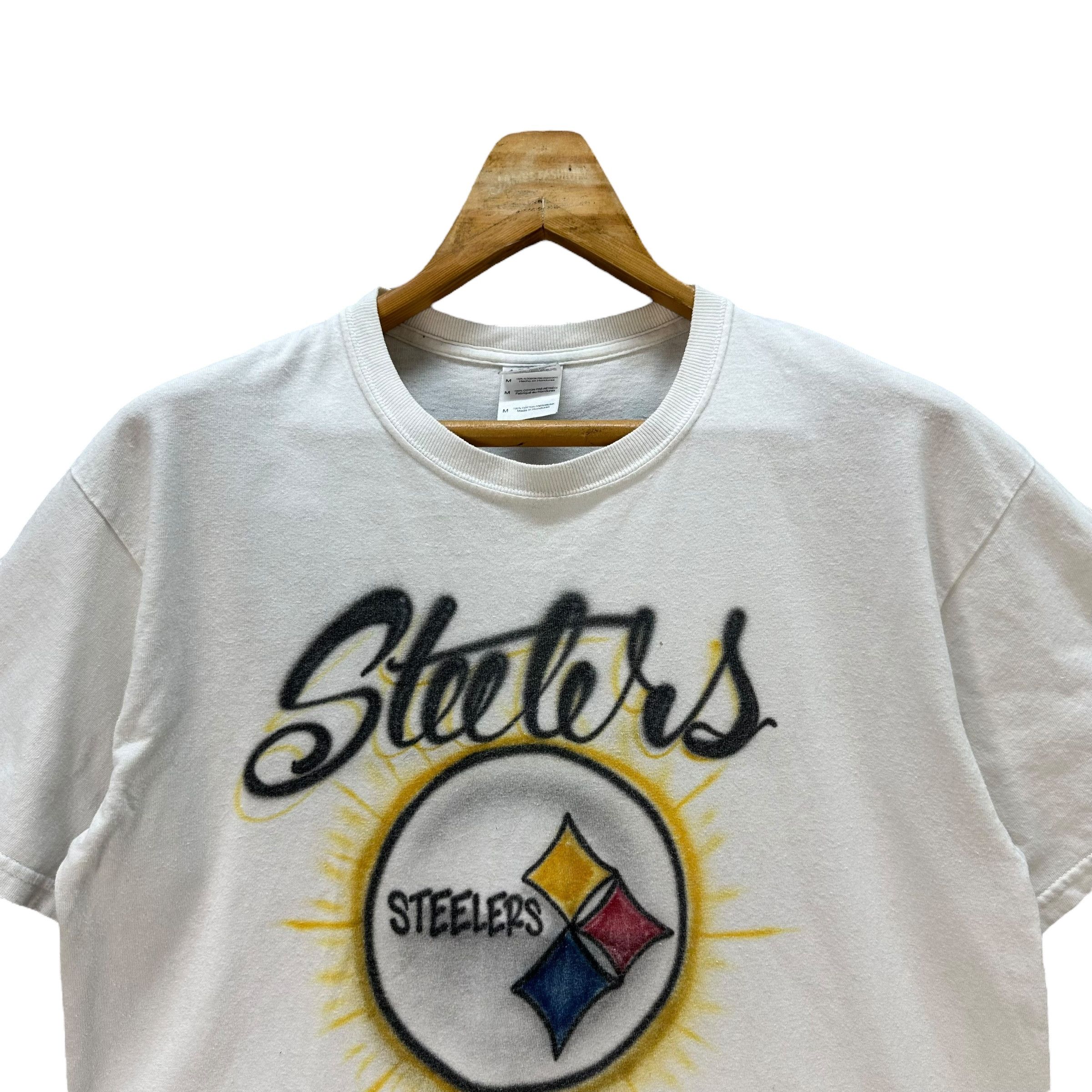 Gildan Y2K STEELERS POLAMALU 43 BIG LOGO TEE #9205-69 Size US M / EU 48-50 / 2 - 2 Thumbnail