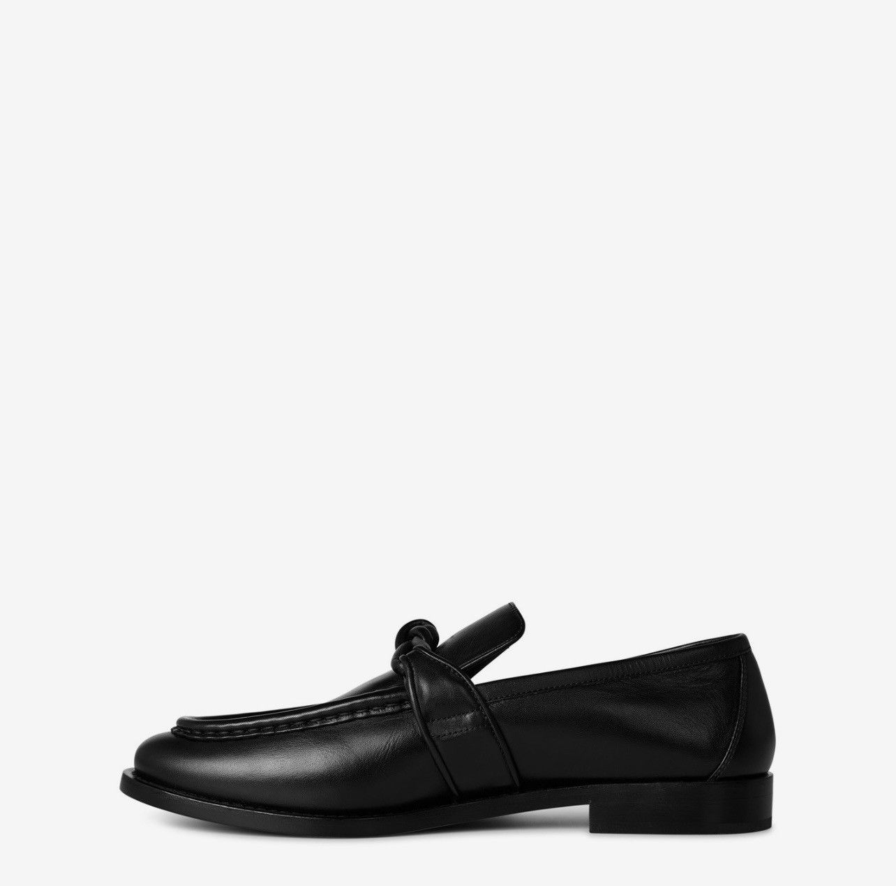 Bottega Veneta BOTTEGA VENETA ASTAIRE METALLIC KNOT NAPA LOAFERS Size US 11 / EU 44 - 2 Thumbnail