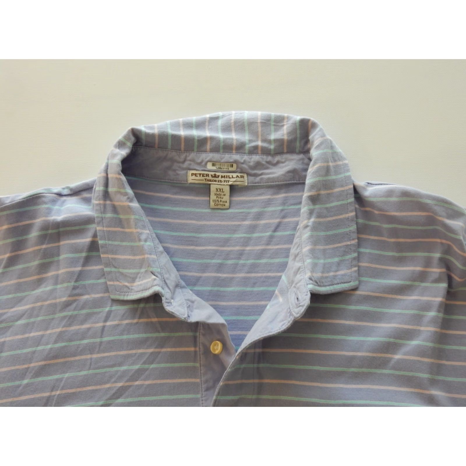 Peter Millar Peter Millar Men's Polo Shirt Size XXL Tailored Fit Size US XXL / EU 58 / 5 - 4 Thumbnail