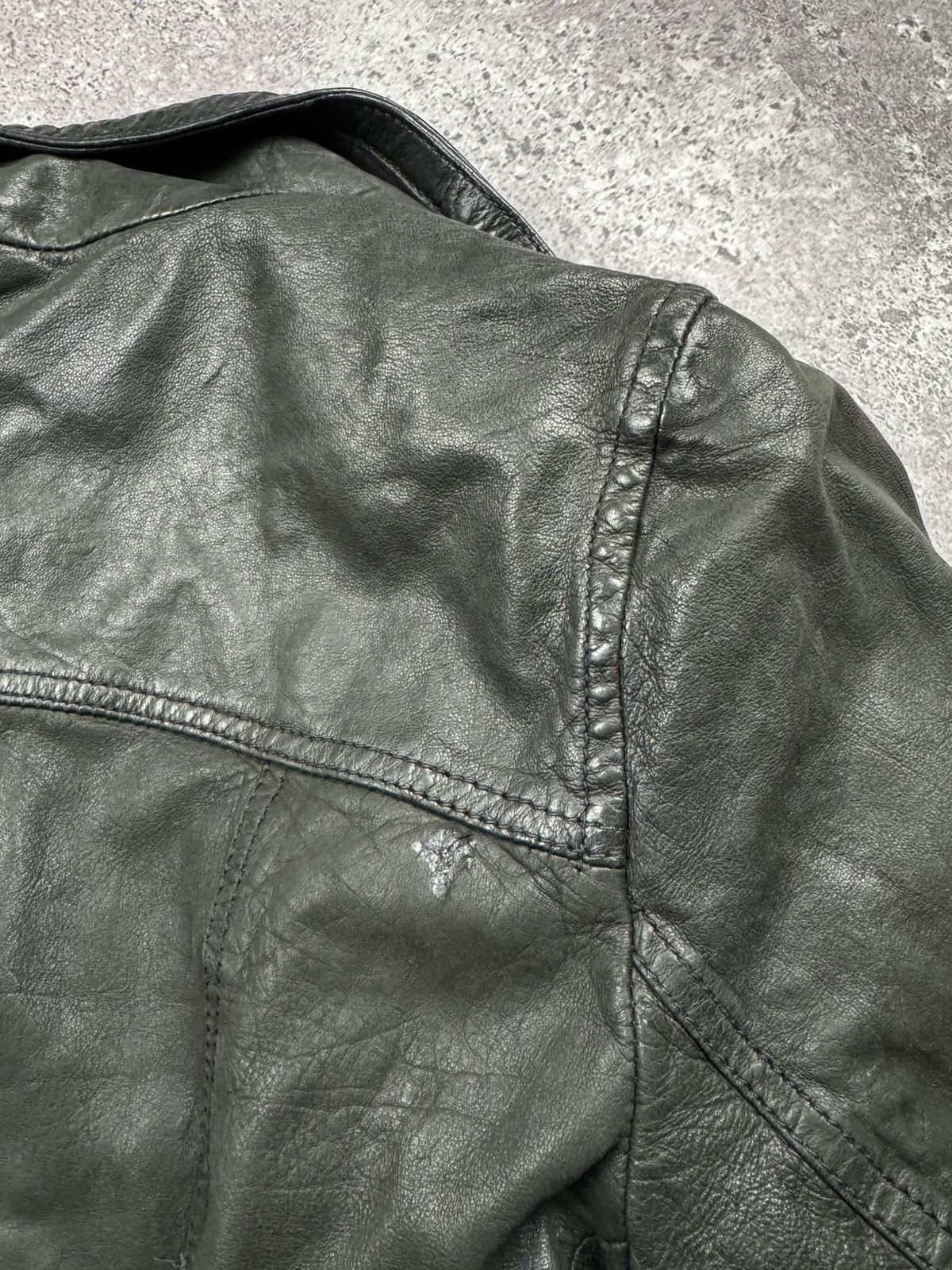 Allsaints AVANT GARDE RICK OWENS STYLE ALLSAINTS OPIUM LEATHER JACKET Size M / US 6-8 / IT 42-44 - 12 Thumbnail