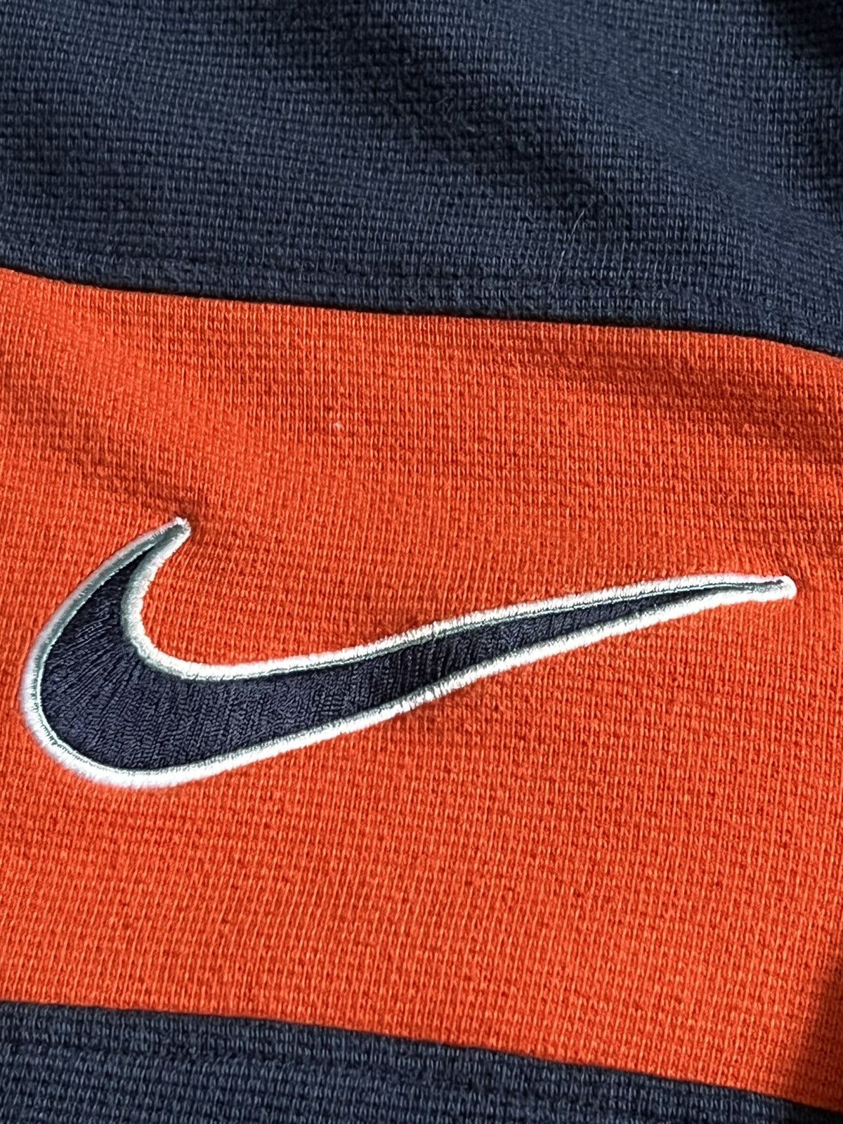 Nike × Vintage Nike vintage swoosh big logo sweatshirt zip mens XL Size US XL / EU 56 / 4 - 12 Thumbnail