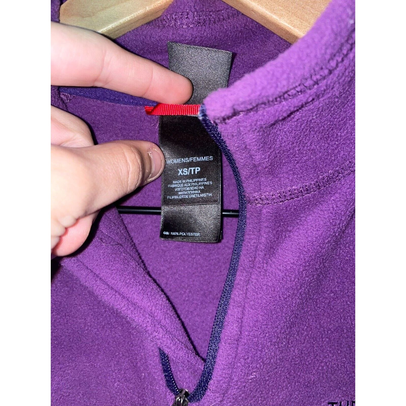 The North Face Womens The North Face Fleece Sweatshirt Quarter Zip TNF XS Size XS / US 0-2 / IT 36-38 - 8 Thumbnail