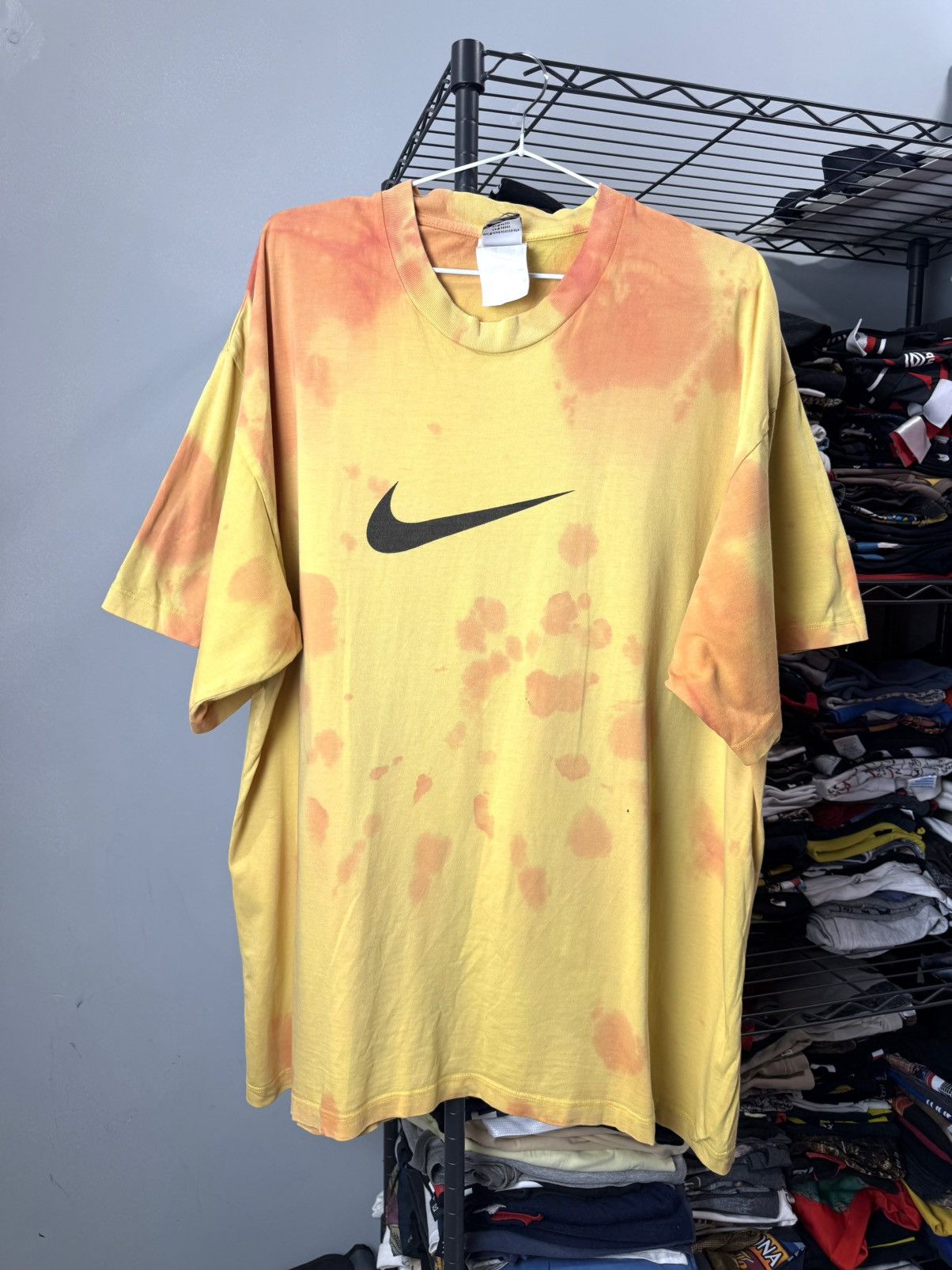 Nike 1990’s Vintage Nike Big Logo T Shirt Size US XL / EU 56 / 4 - 1 Thumbnail