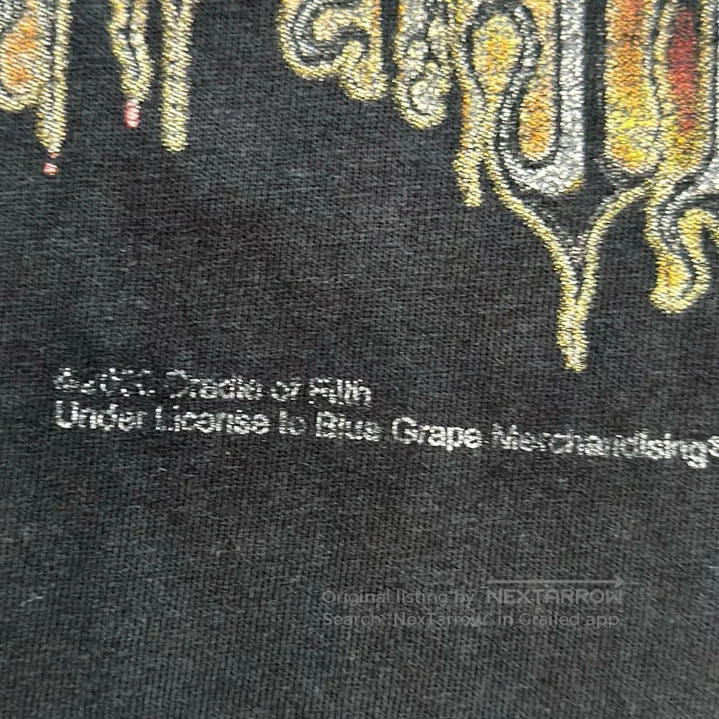 Vintage Cradle of Filth Vintage 2000 Tee. Size US M / EU 48-50 / 2 - 4 Thumbnail